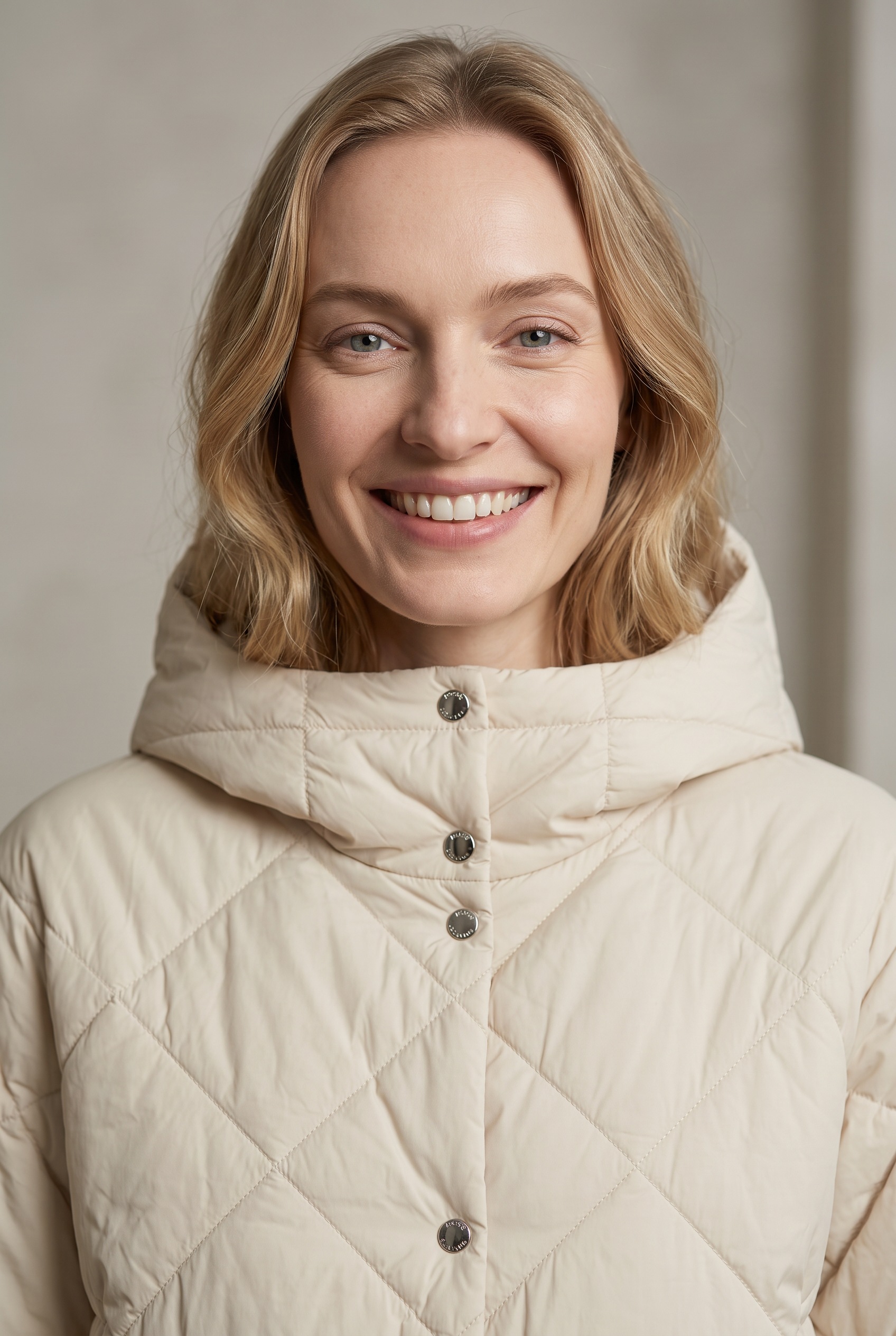 BOSS ORANGE Steppjacke »Pikona Premium Damenmode« mit Kapuze mit Kapuze, Regular Fit