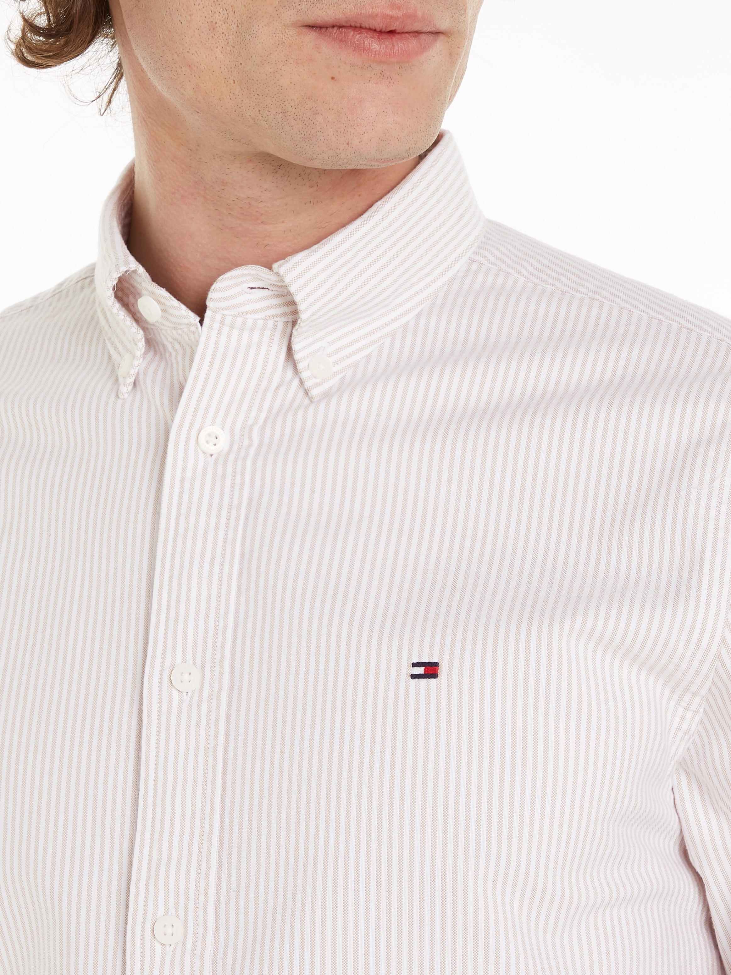 Tommy Hilfiger Langarmhemd »HERITAGE OXFORD STRIPE RF SHIRT«
