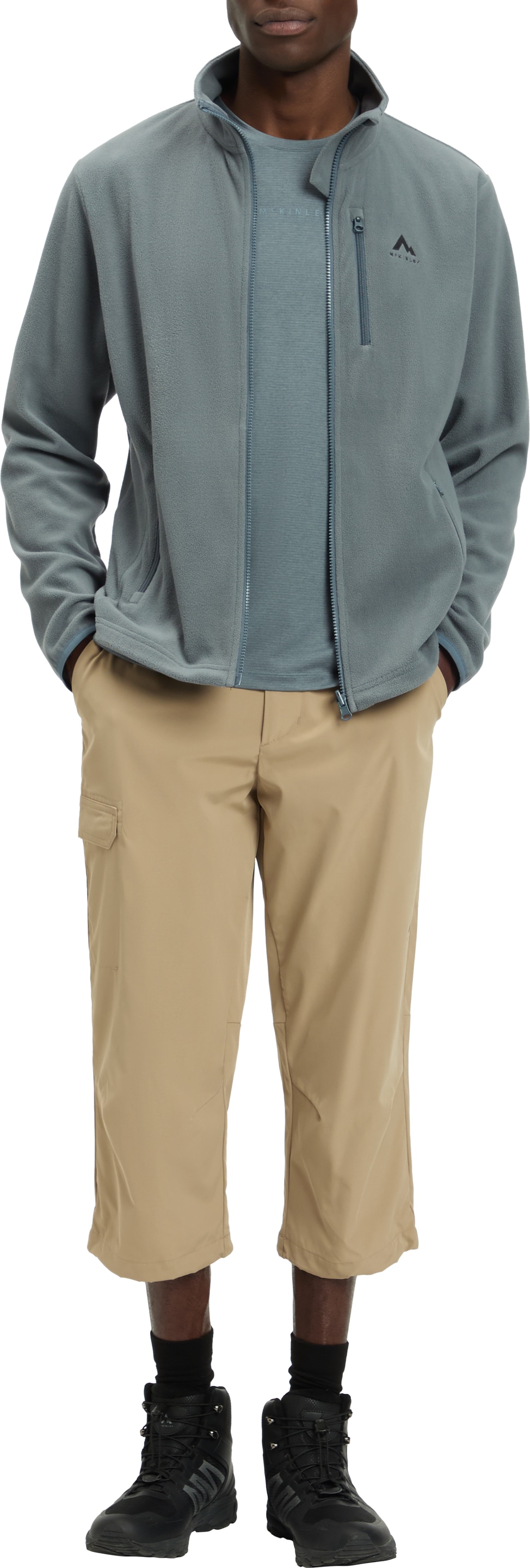 McKINLEY Fleecejacke »HE.-UNTERJACKE CAROL M« atmungsaktiv, schnelltrocknend, mit Kinnschutz, hoher Kragen