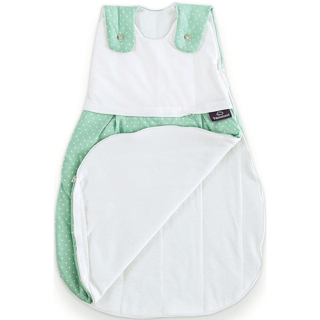 Träumeland Babyschlafsack »Außenschlafsack Pünktchen mint«, (1 tlg.)