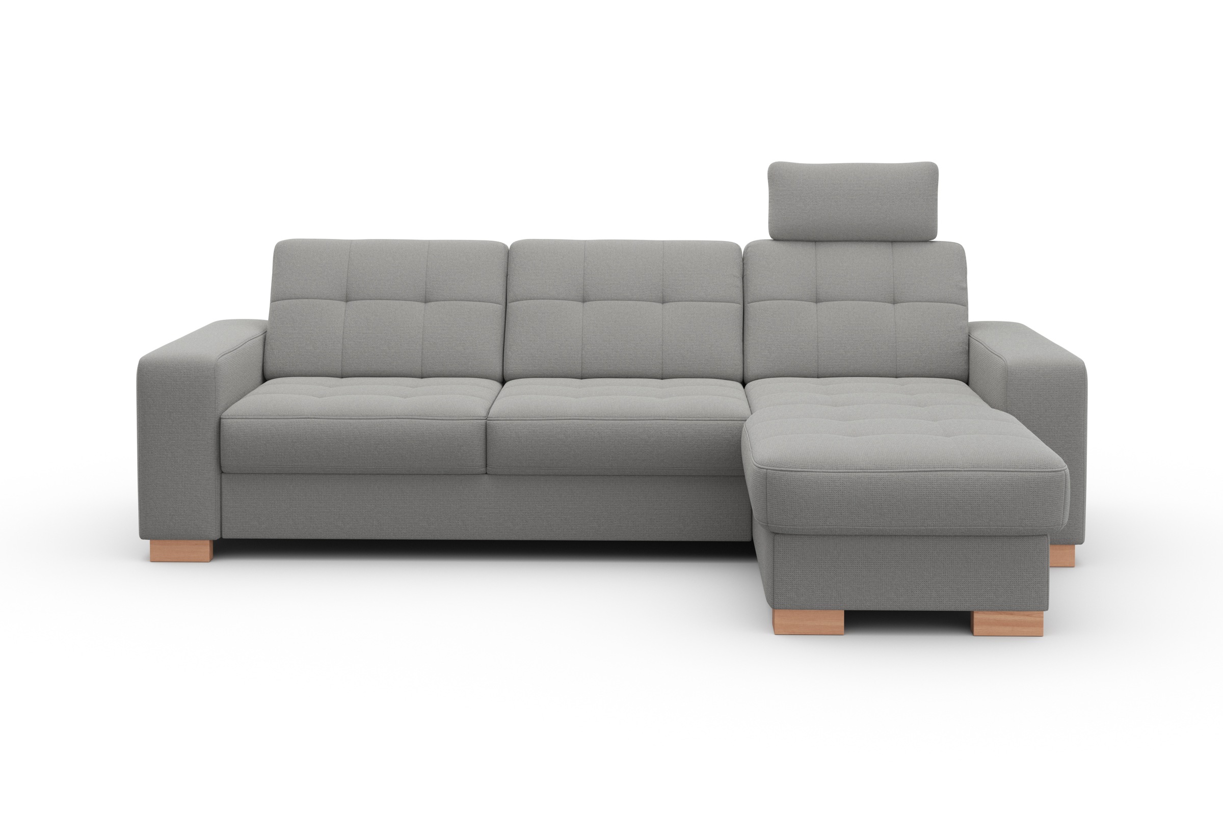 sit&more Ecksofa »Quincy L-Form«, wahlweise mit Bettfunktion und Bettkasten