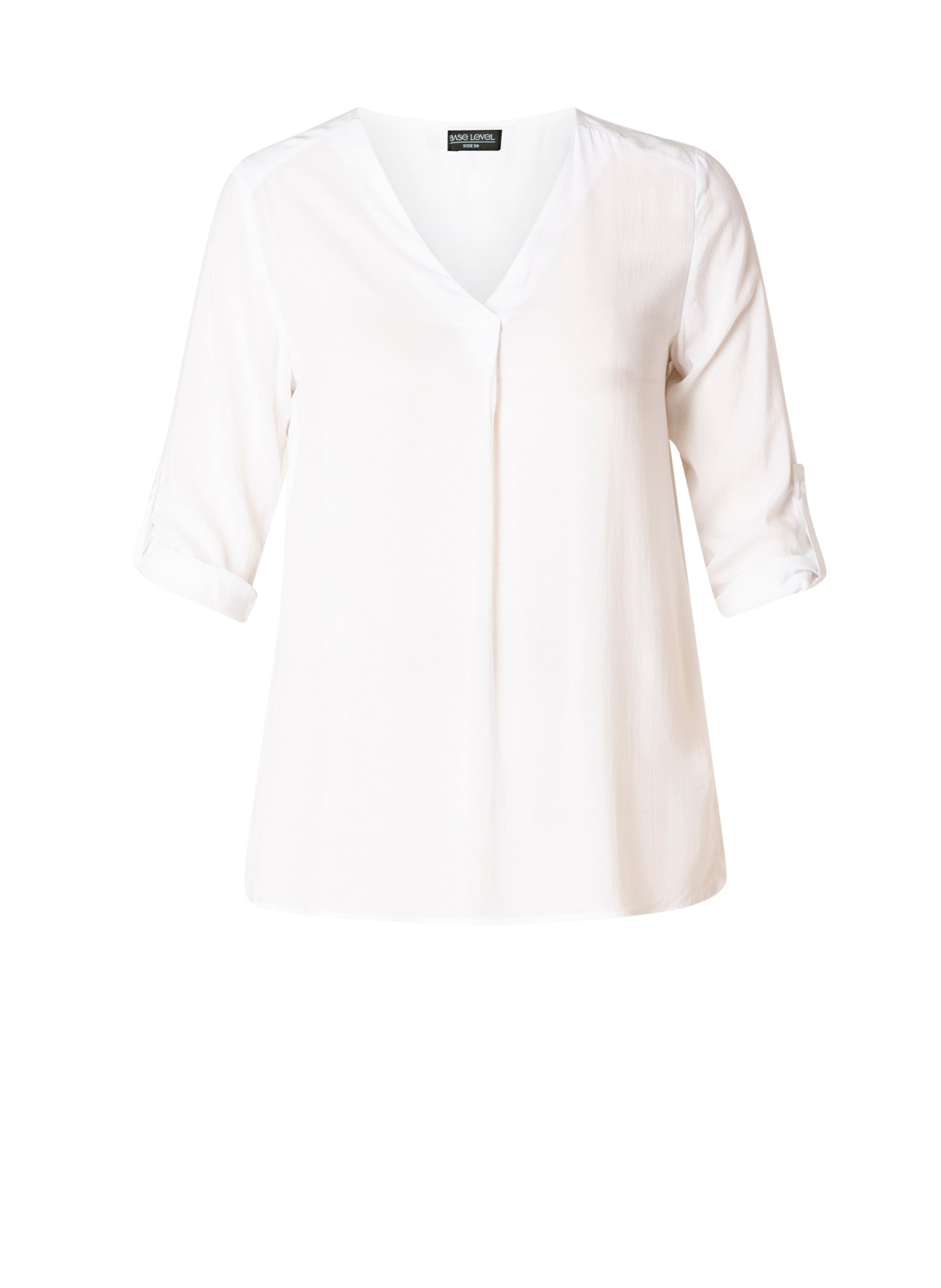 Base Level Curvy Shirtbluse »Yanina«, mit V-Ausschnitt