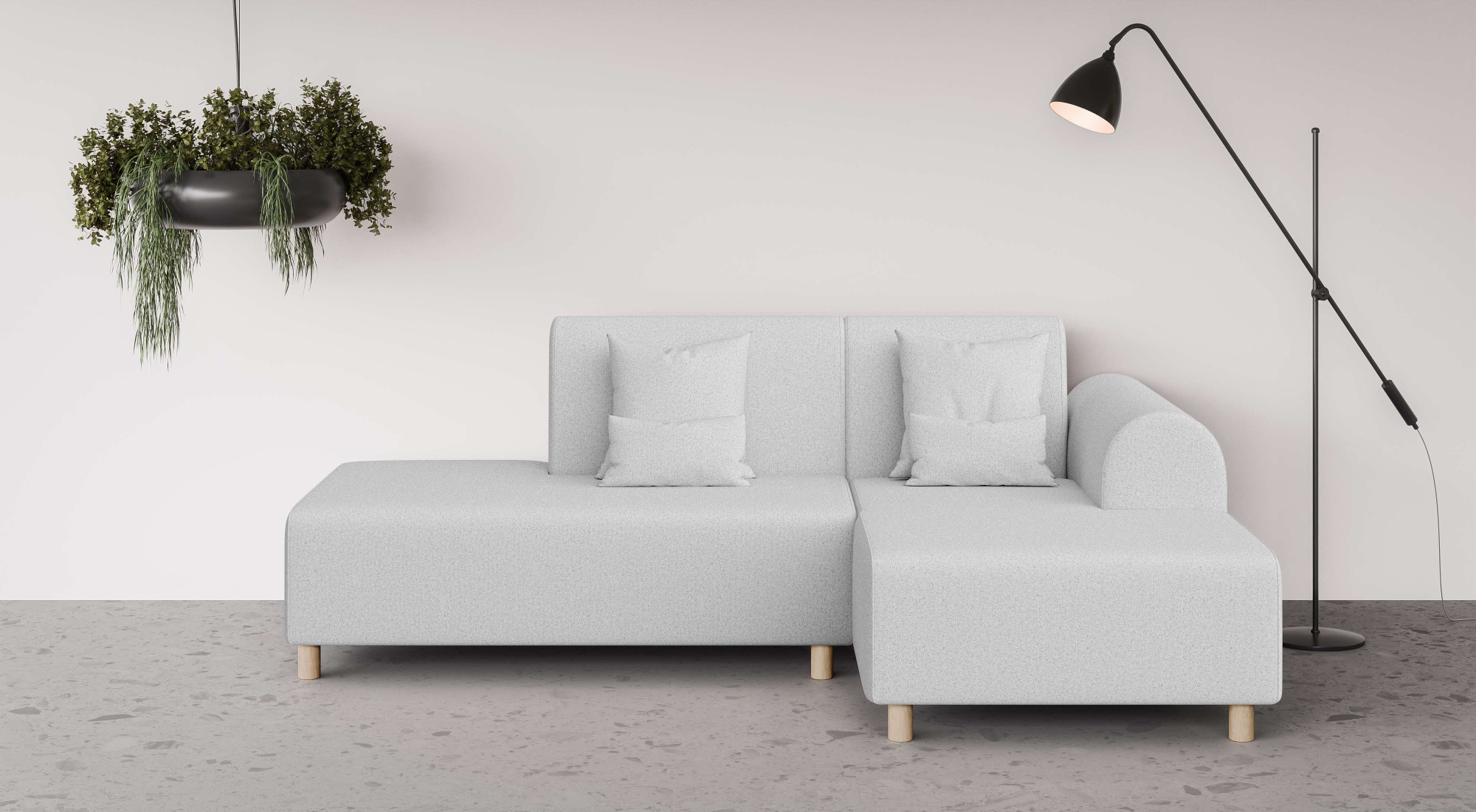 OTTO home Ecksofa »Suyala« L-Form mit Hocker günstig online kaufen