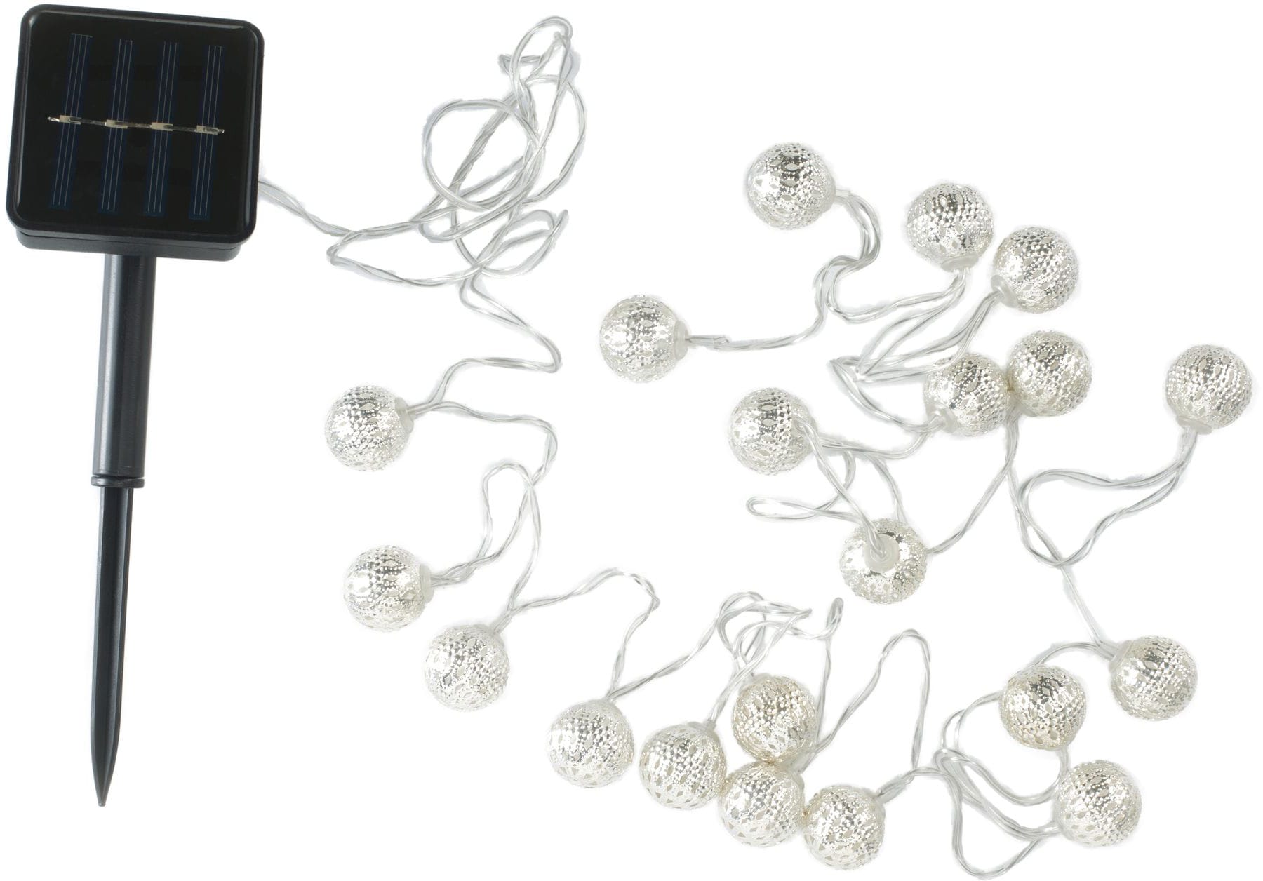 Pauleen LED-Lichterkette »Sunshine Glamour«, 20 St.-flammig, Solarbetrieben
