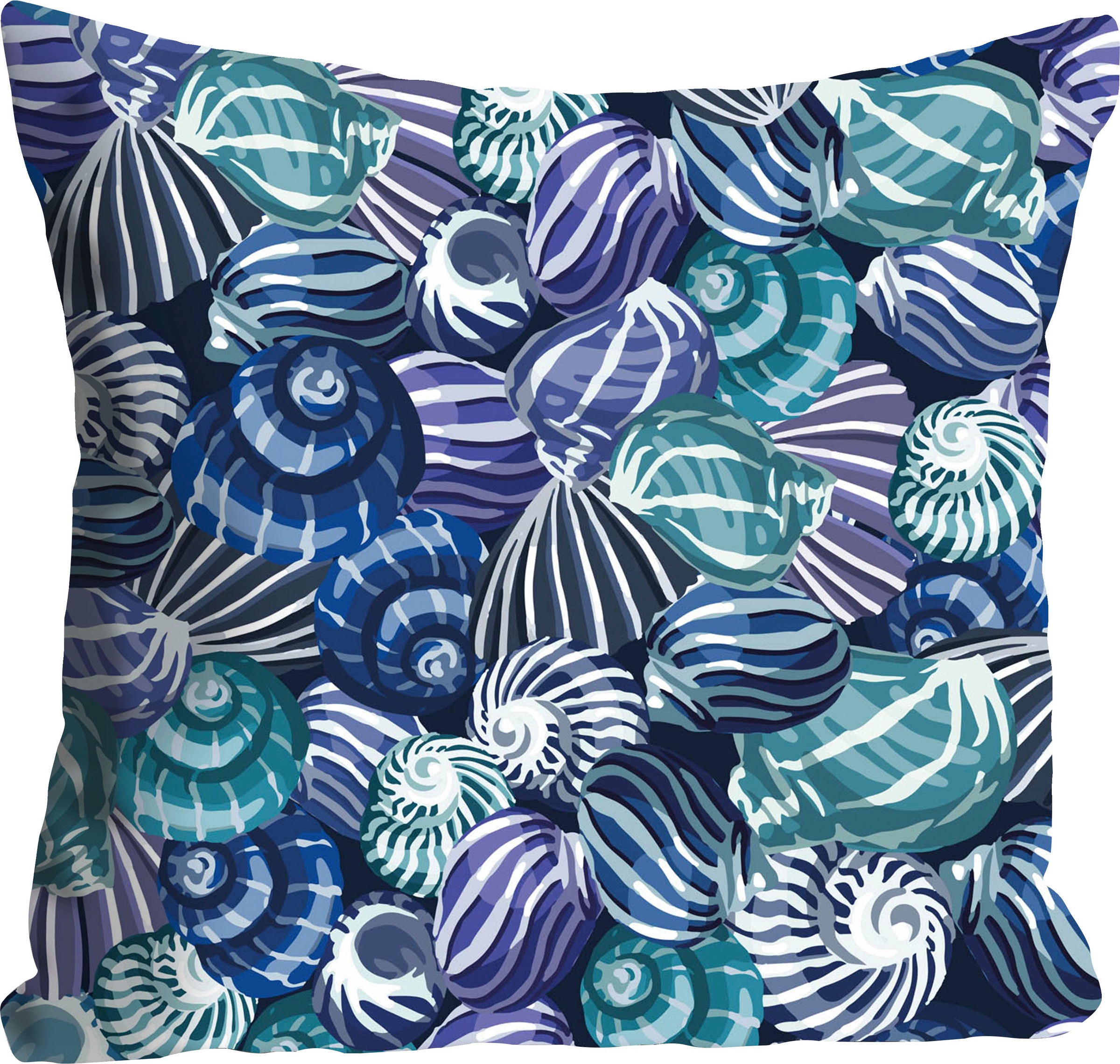 queence Dekokissen »Jenny«, Kissenhülle,Muscheln,Maritim,Strand,Sommer,Deko günstig online kaufen