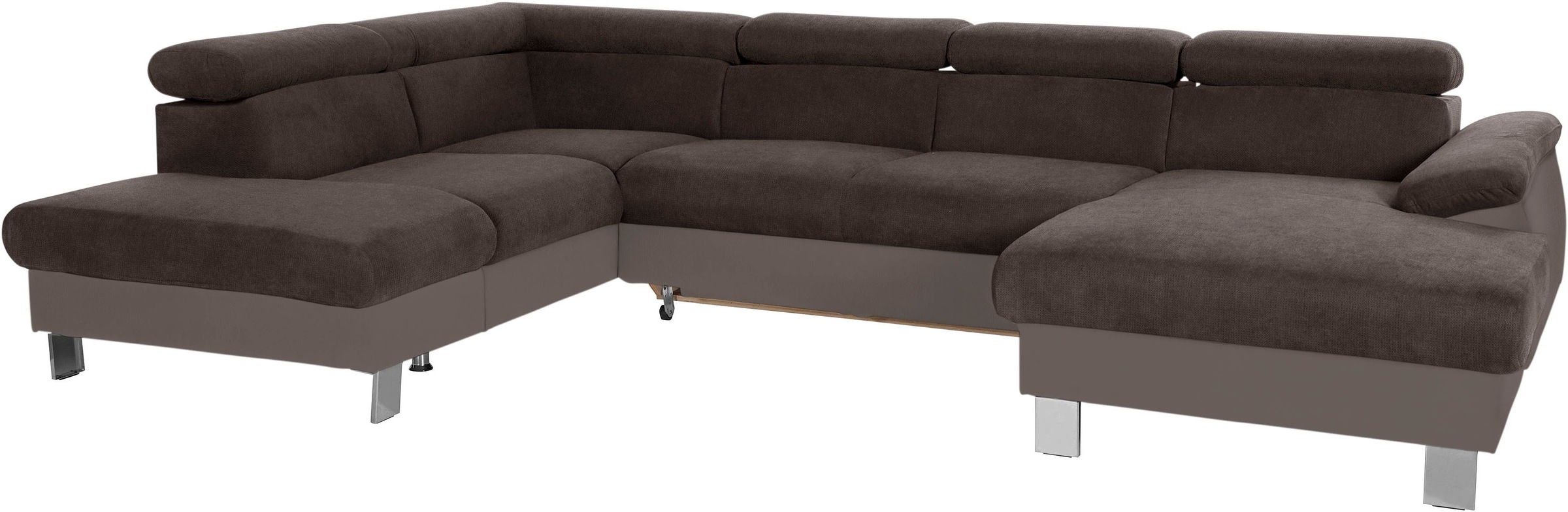 COTTA Wohnlandschaft »Komaris U-Form, B: 320 cm« mit Kopfteilverstellung, o günstig online kaufen