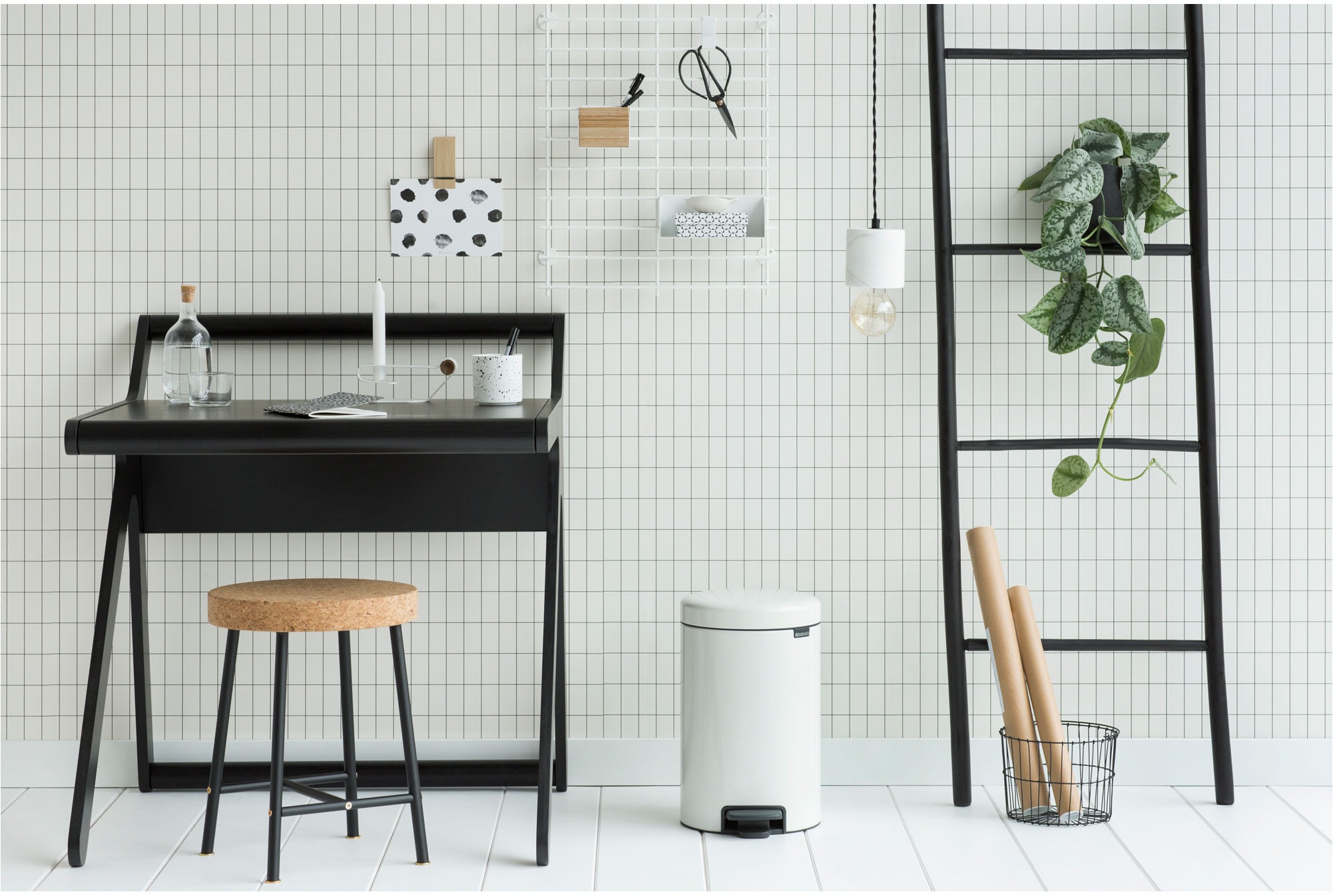 Brabantia Mülleimer »NewIcon Treteimer, 12L«, sanft schließender Deckel, mit leichter Pedalbedienung