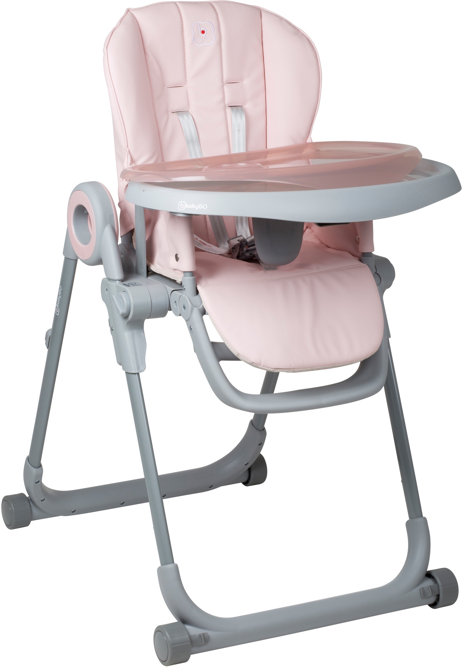 BabyGo Hochstuhl »Divan, pink«, platzsparend zusammenklappbar günstig online kaufen