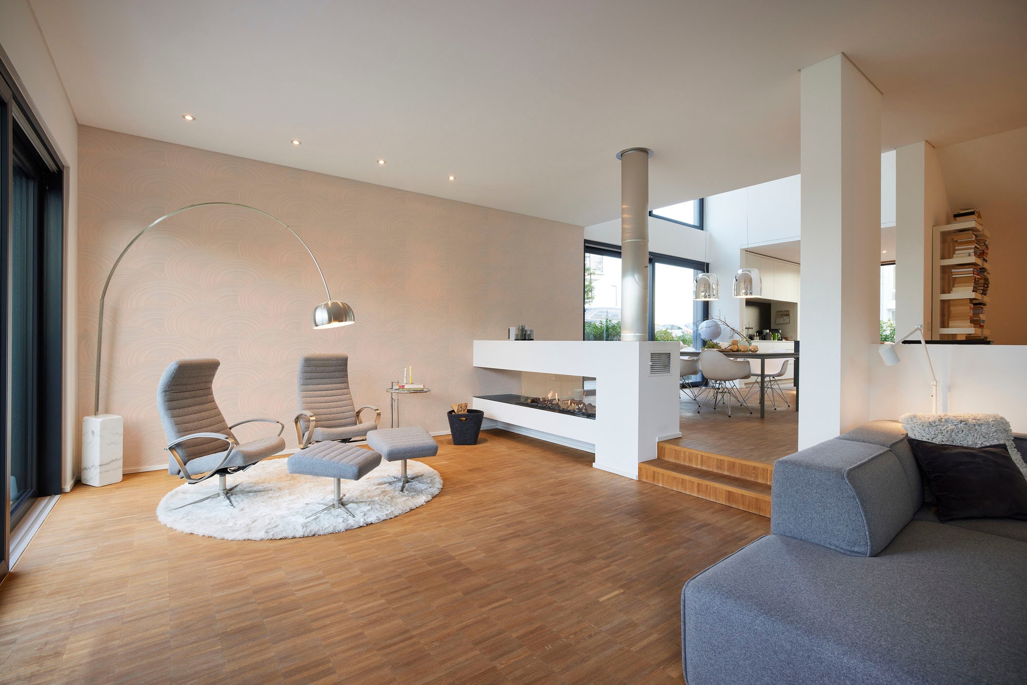 living walls Vliestapete »My Home My Spa« 3D-Optik | Glitzermuster | gemustert strukturiert Kreise Tapete 3D Effekt Tapeten Wohnzimmer Schlafzimmer Küche Flur