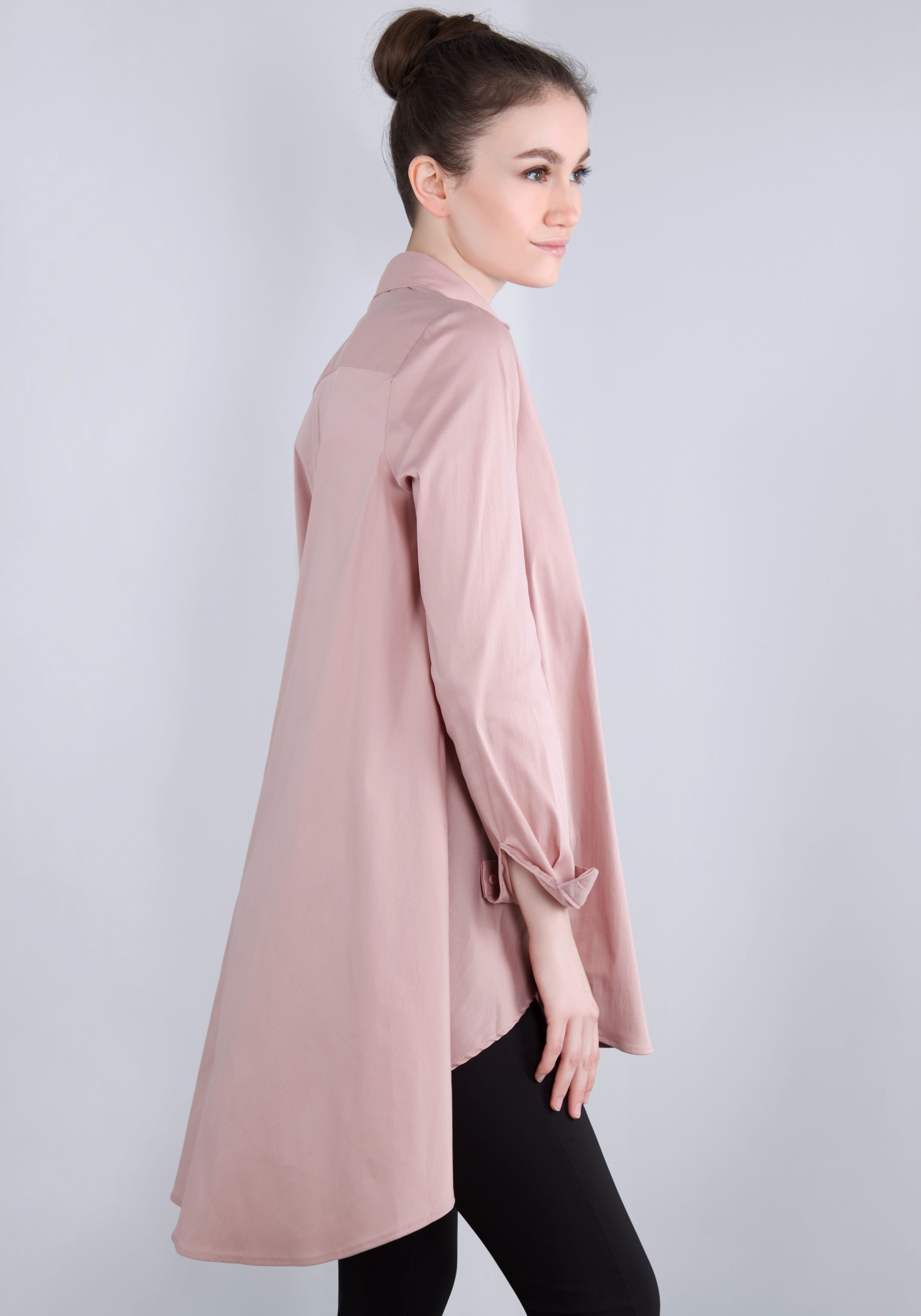 IMPERIAL Longbluse »IMP-C ED3ABF« glockenförmige Long-Form