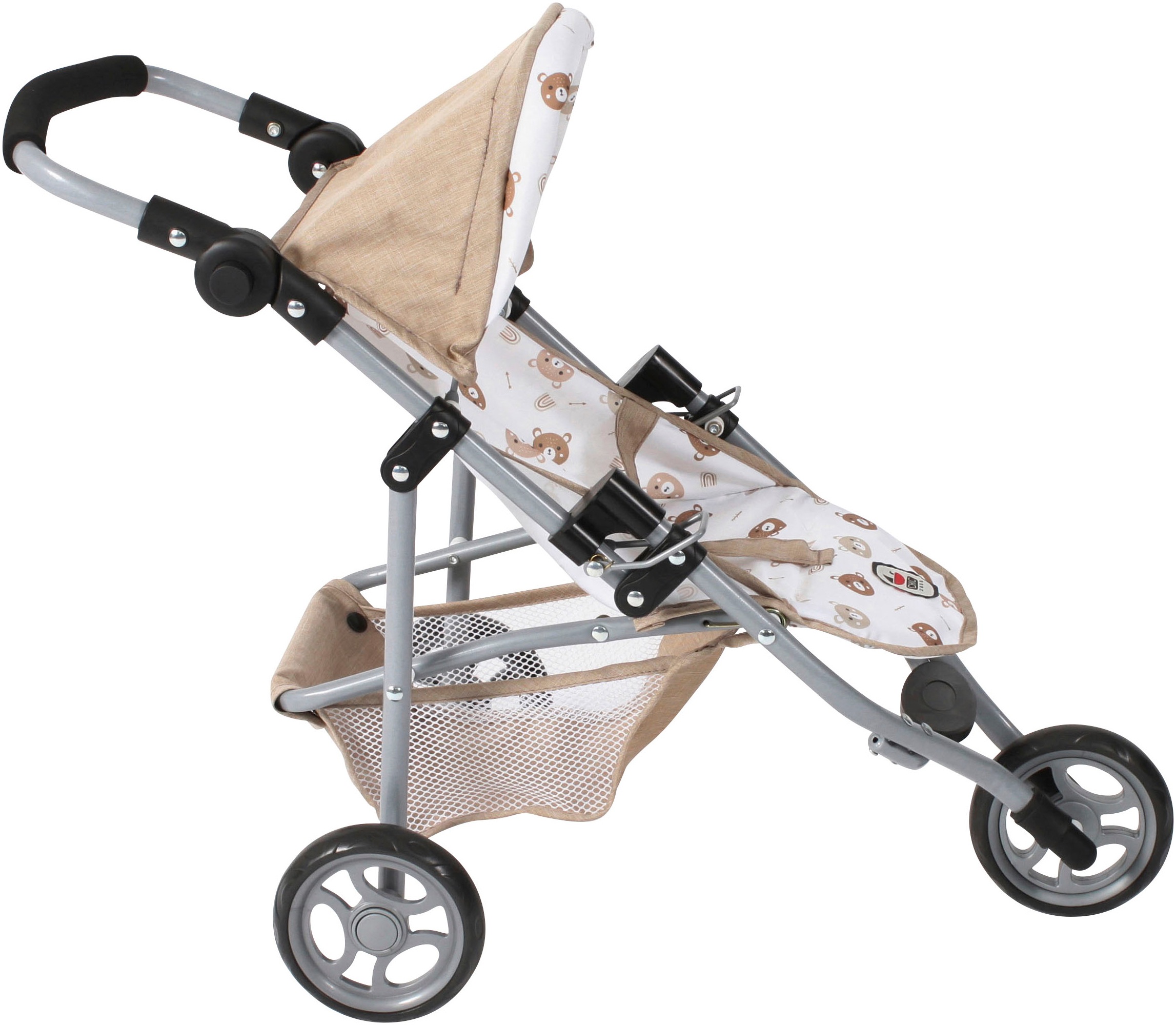CHIC2000 Puppenbuggy »Jogging-Buggy Lola, Bärchen«, mit klappbarem Verdeck