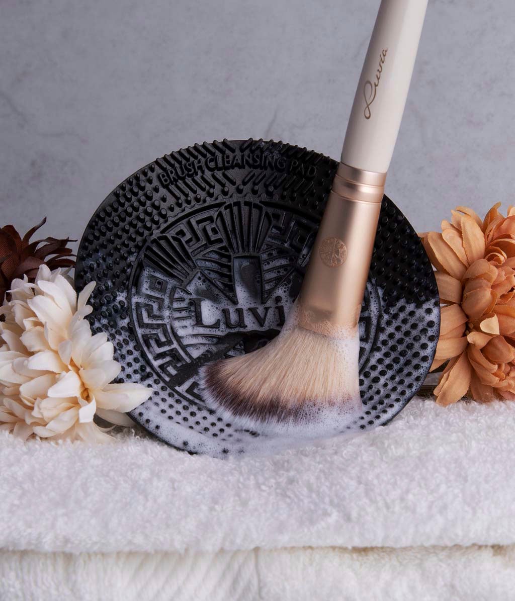 jede Reinigung; »Brush Cosmetics online Black«, bequem wassersparende für Kosmetikpinsel-Set Hand. - in kaufen Cleansing Luvia passt Design Pad