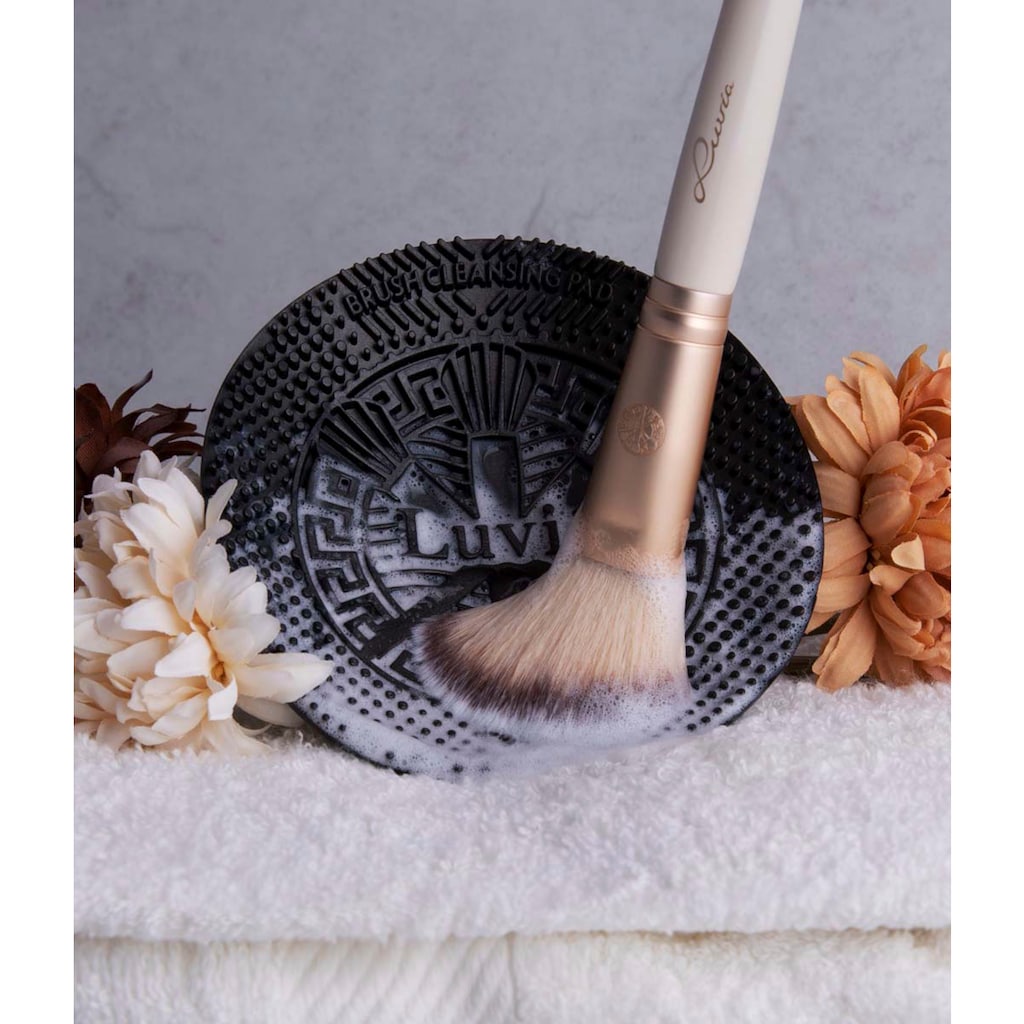 Luvia Cosmetics Kosmetikpinsel-Set »Brush Cleansing Pad - Black«