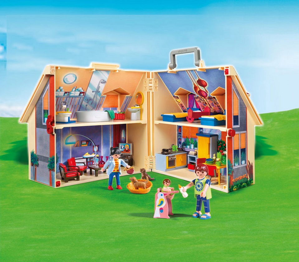 Playmobil® KonstruktionsSpielset »Neues MitnehmPuppenhaus (5167