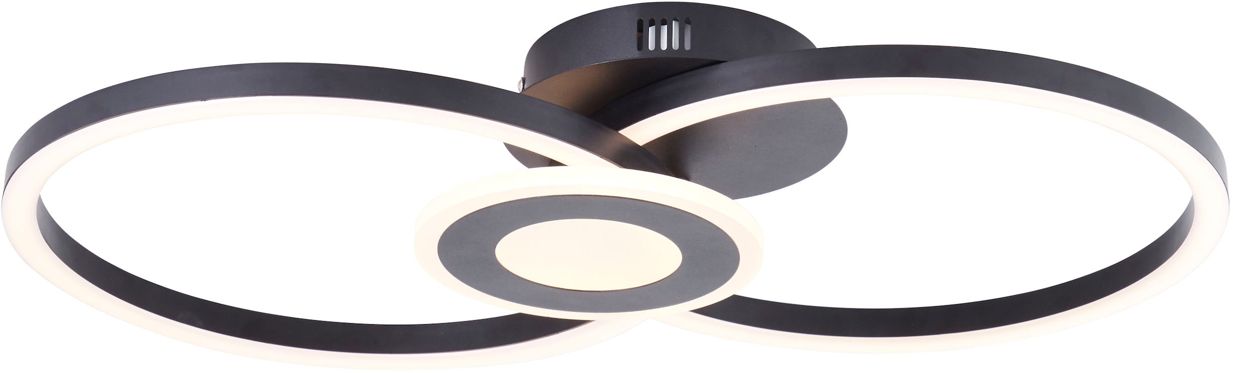 BreLight LED Deckenleuchte »Bray«, 30 x 52 cm, 2900 lm, 3000 K warmweiß, Me günstig online kaufen