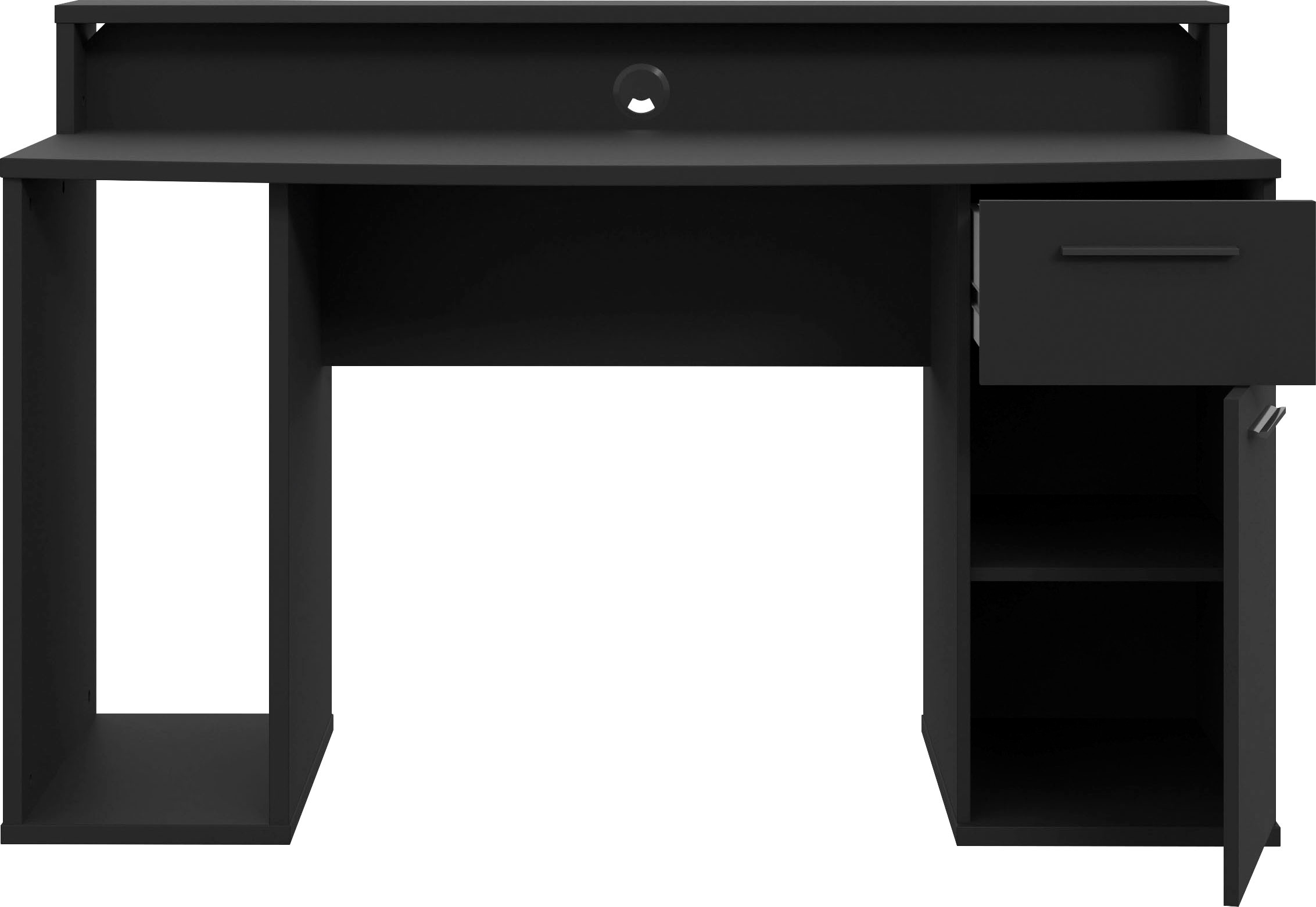 FORTE Gamingtisch »Ayo«, mit LED-RGB Beleuchtung, moderner Schreibtisch,  Breite 140 cm auf Rechnung bestellen