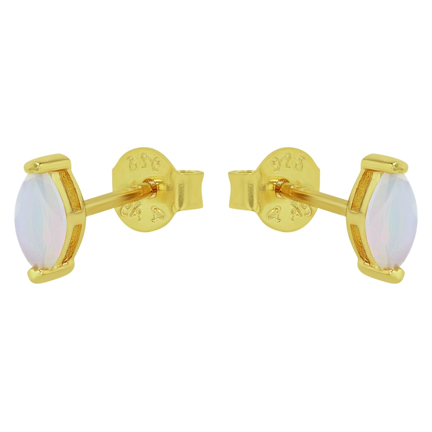 Amor Paar Ohrstecker mit Opal
