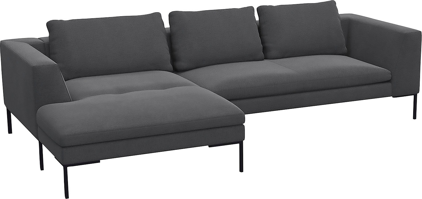 FLEXLUX Ecksofa »Loano, toller Sitzkomfort, L-Form«, modernes Sofa, frei im günstig online kaufen