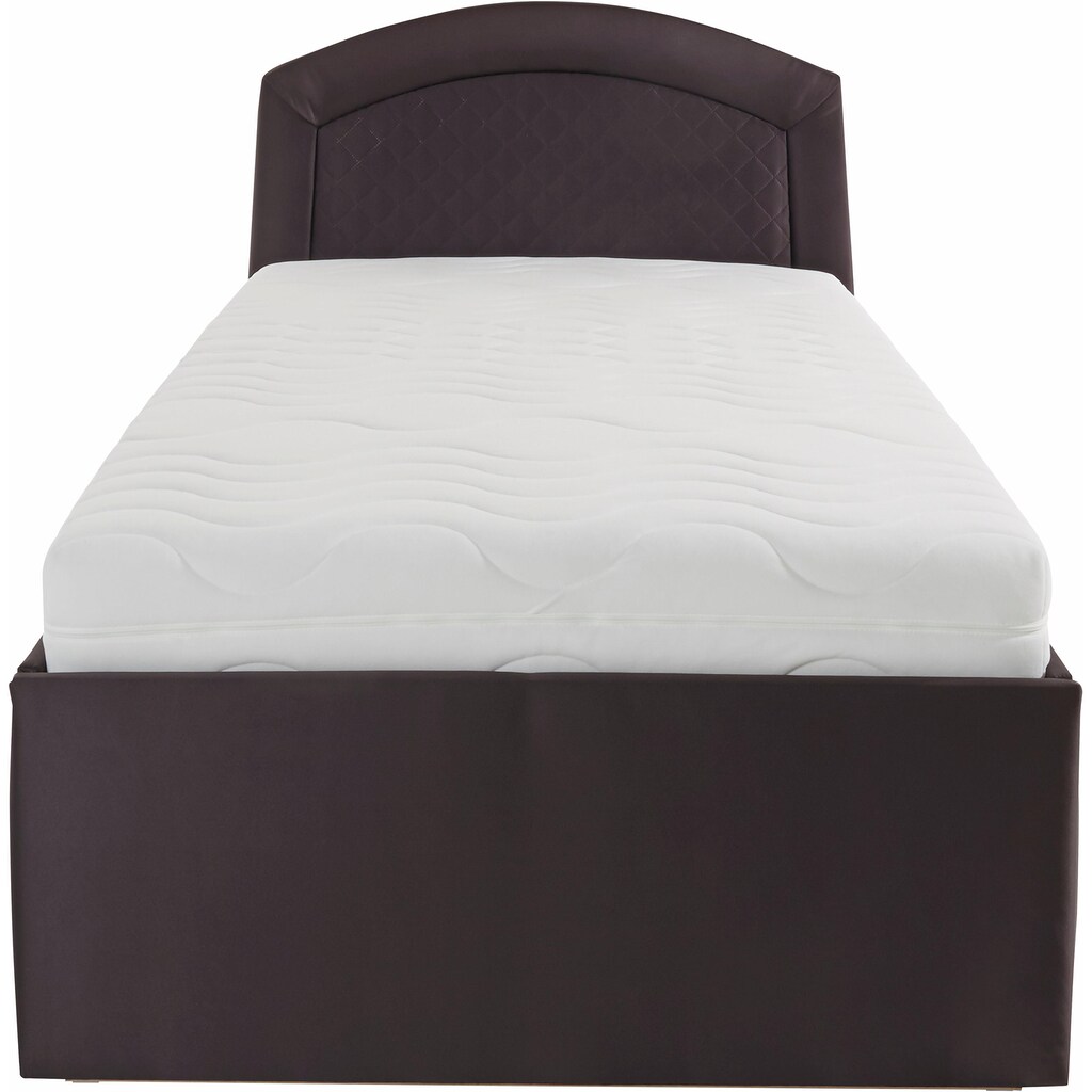 Westfalia Schlafkomfort Polsterbett, inkl. Bettkasten, Tagesdecke und Zierkissen bei Ausführung mit Matratze