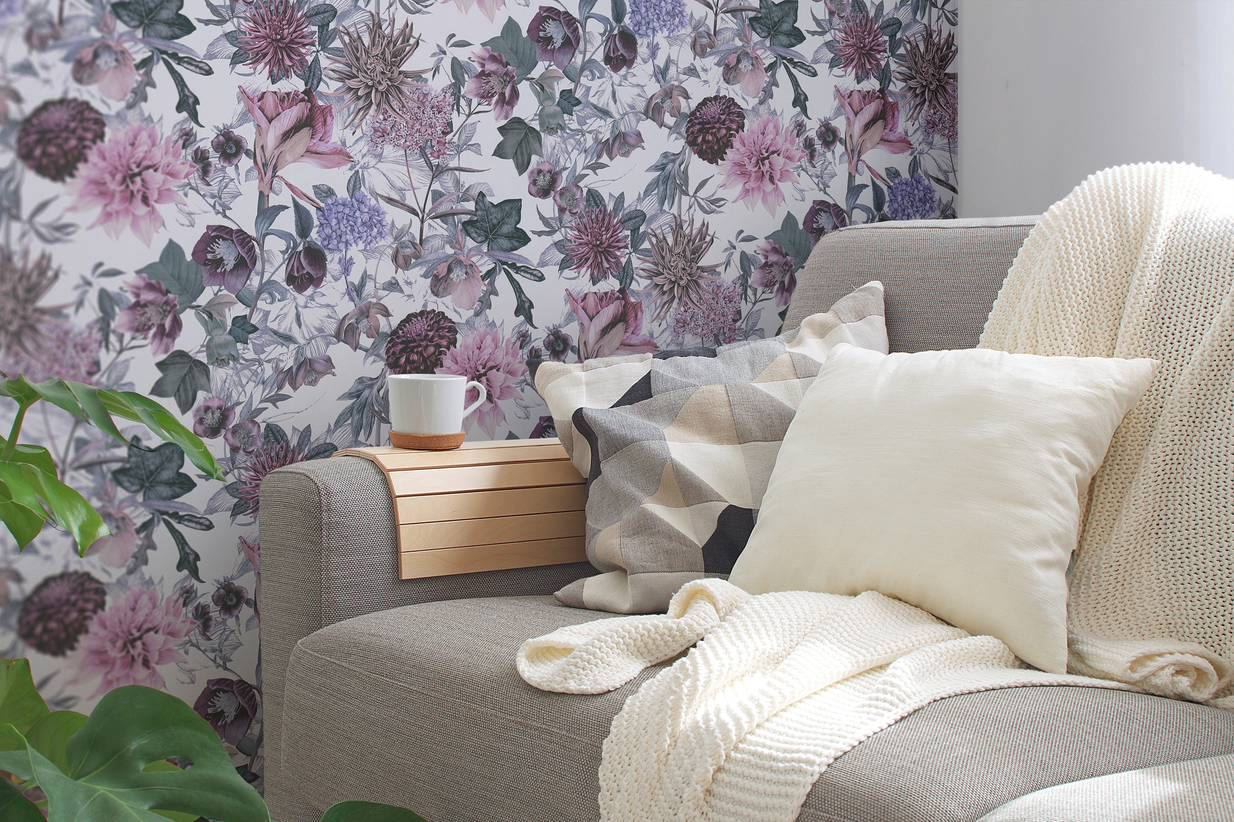 A.S. Création Vliestapete »Dream Flowery«, floral-botanisch-Wald, Florale Tapete Blumenoptik Tapeten Wohnzimmer Schlafzimmer Küche Optik
