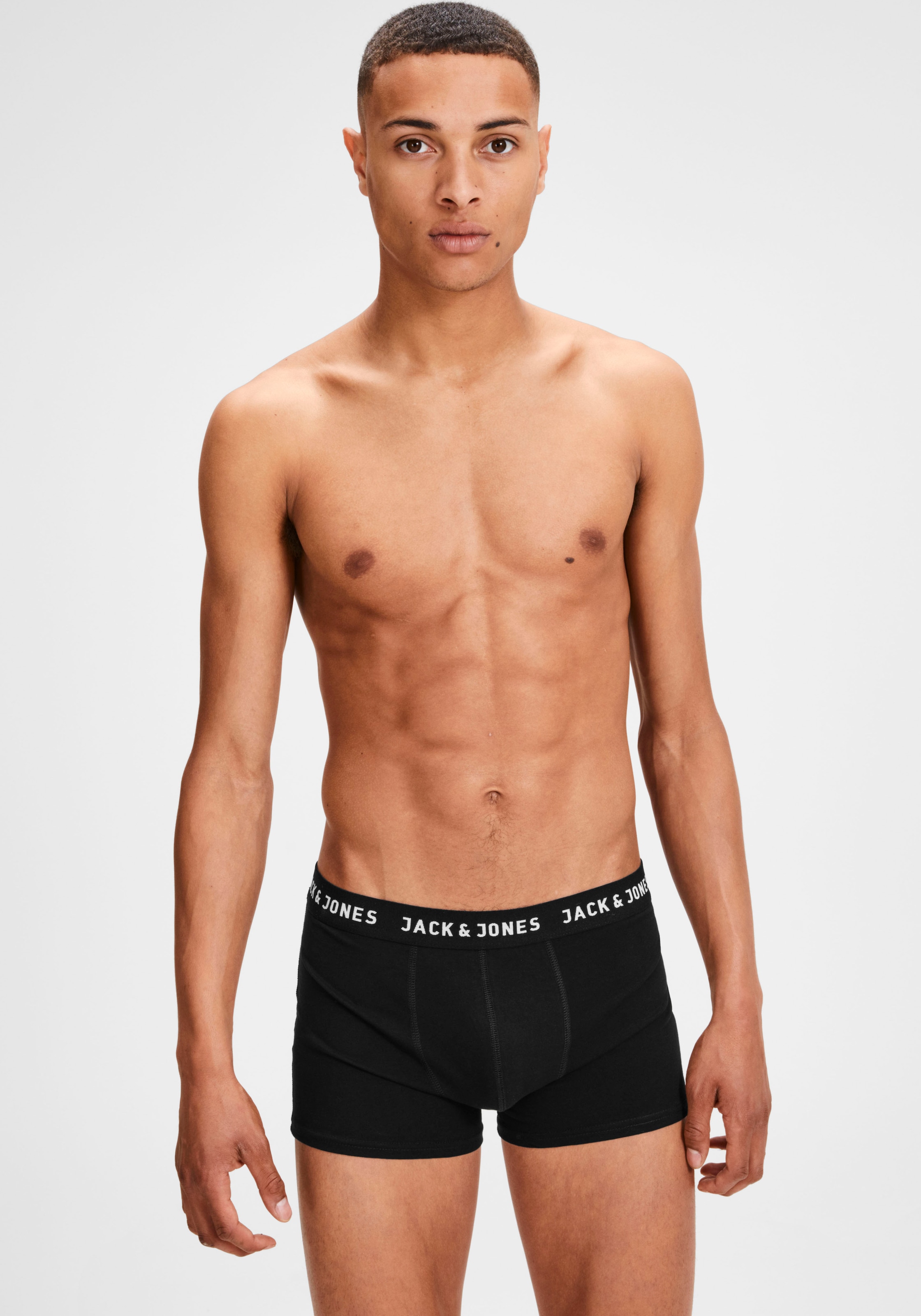 Jack & Jones Boxer, (Packung, 5 St.), mit Logobündchen