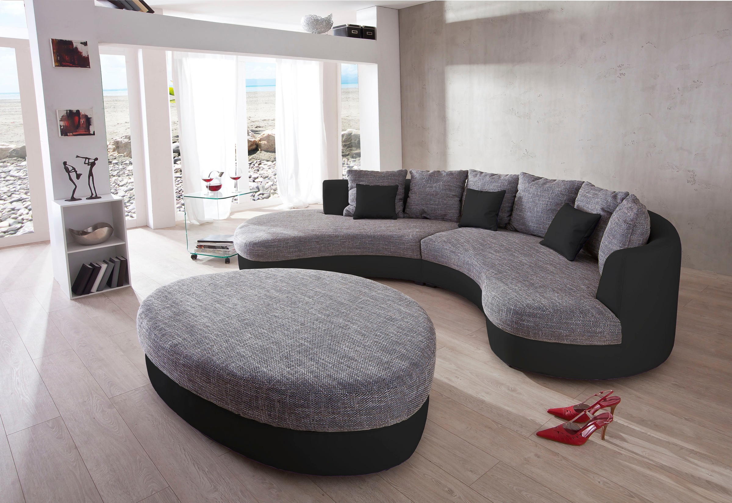 INOSIGN Ecksofa »Limoncello organische Formensprache, OTTOs Choice, L-Form«, ergonomische Form