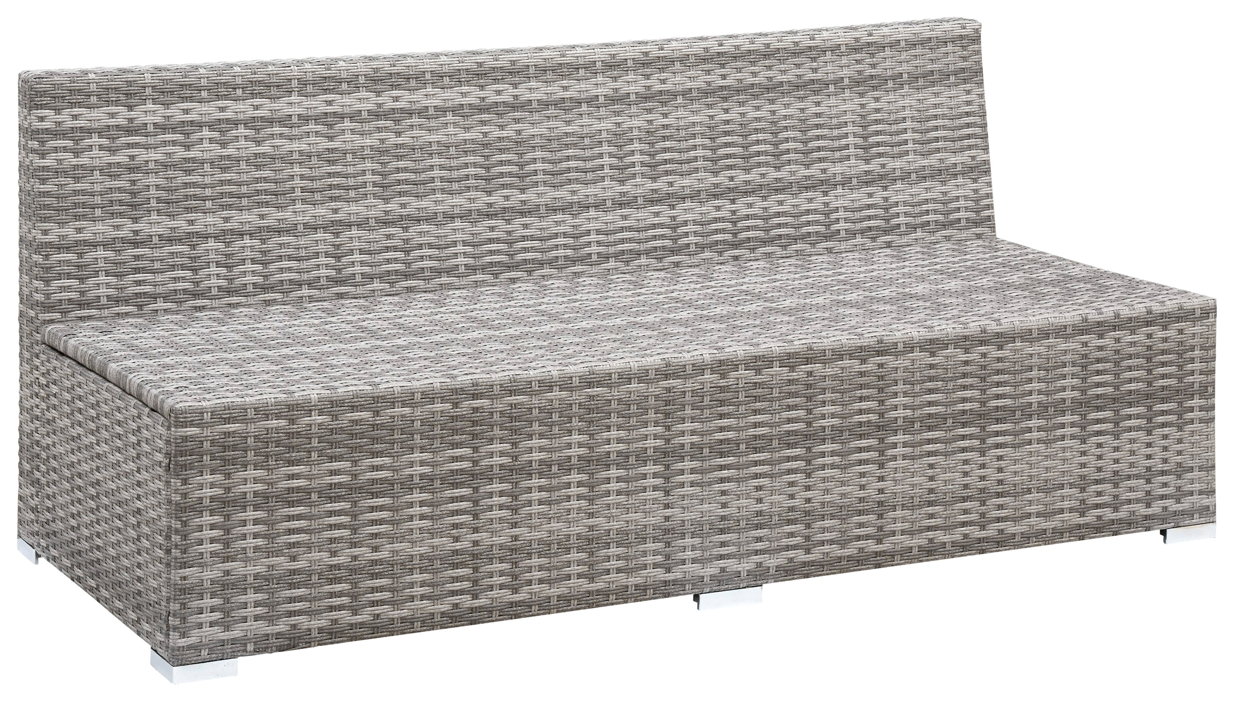 KONIFERA Gartenlounge-Set »Kalamos«, (Set, 23 tlg., 3er-Sofa, 2x 2er Sofa, Ecksofa, 2x Hocker, 2x Tisch, inkl. Auflagen), Polyrattan, Aluminium, 10 Personen, individuell aufstellbar