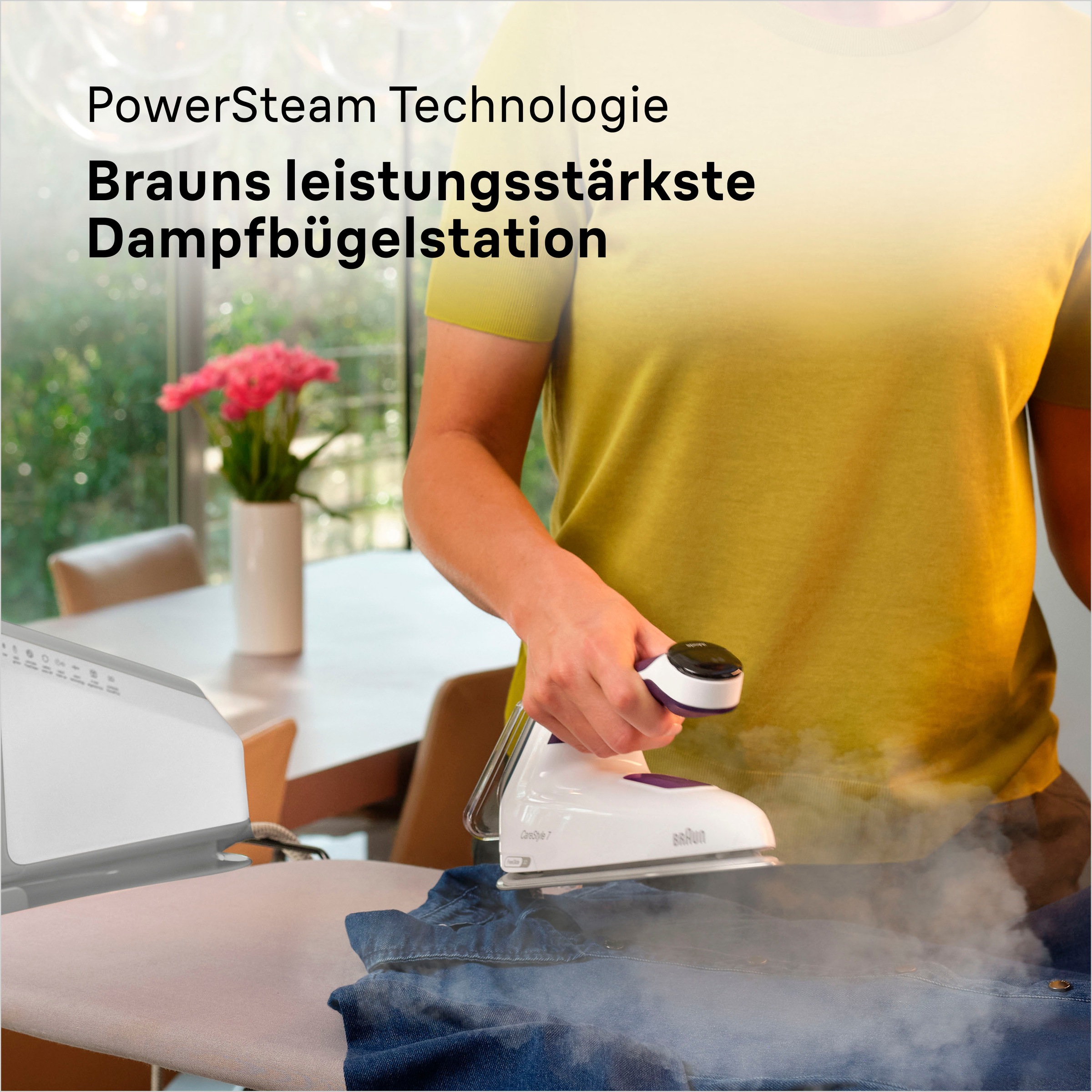 Braun Dampfbügelstation »Braun CareStyle 7 IS 7266 VI Dampfbügelstation Wei günstig online kaufen