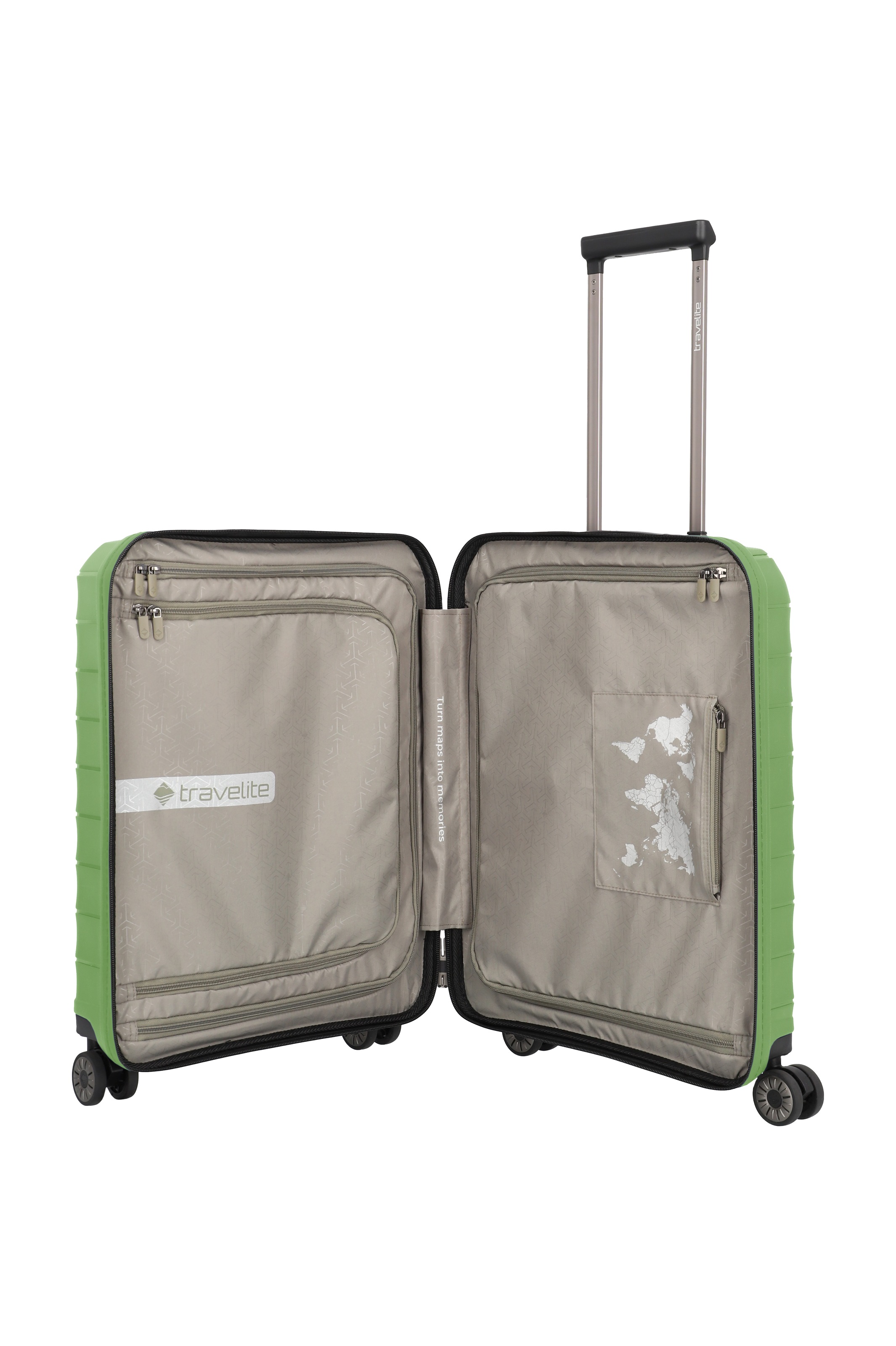travelite Trolley »MOOBY Koffer Hartschale« 39 l 4 Rollen mit TSA-Schloss und kratzresistenter Oberfläche – leicht und robust