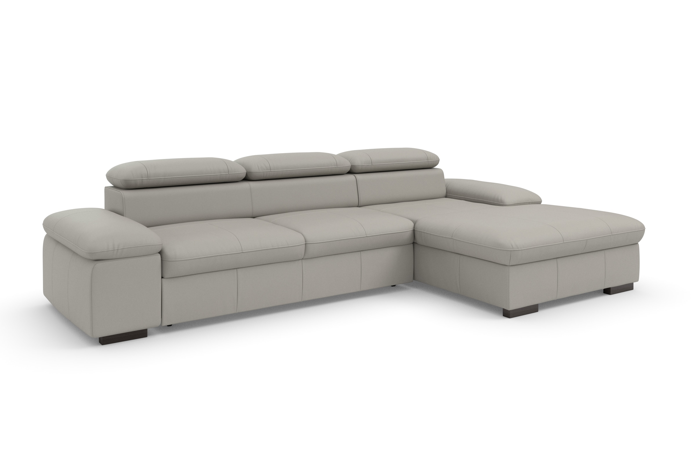 Home affaire Ecksofa »Alberto L-Form«, mit Kopfteilverstellung, wahlweise mit Bettfunktion