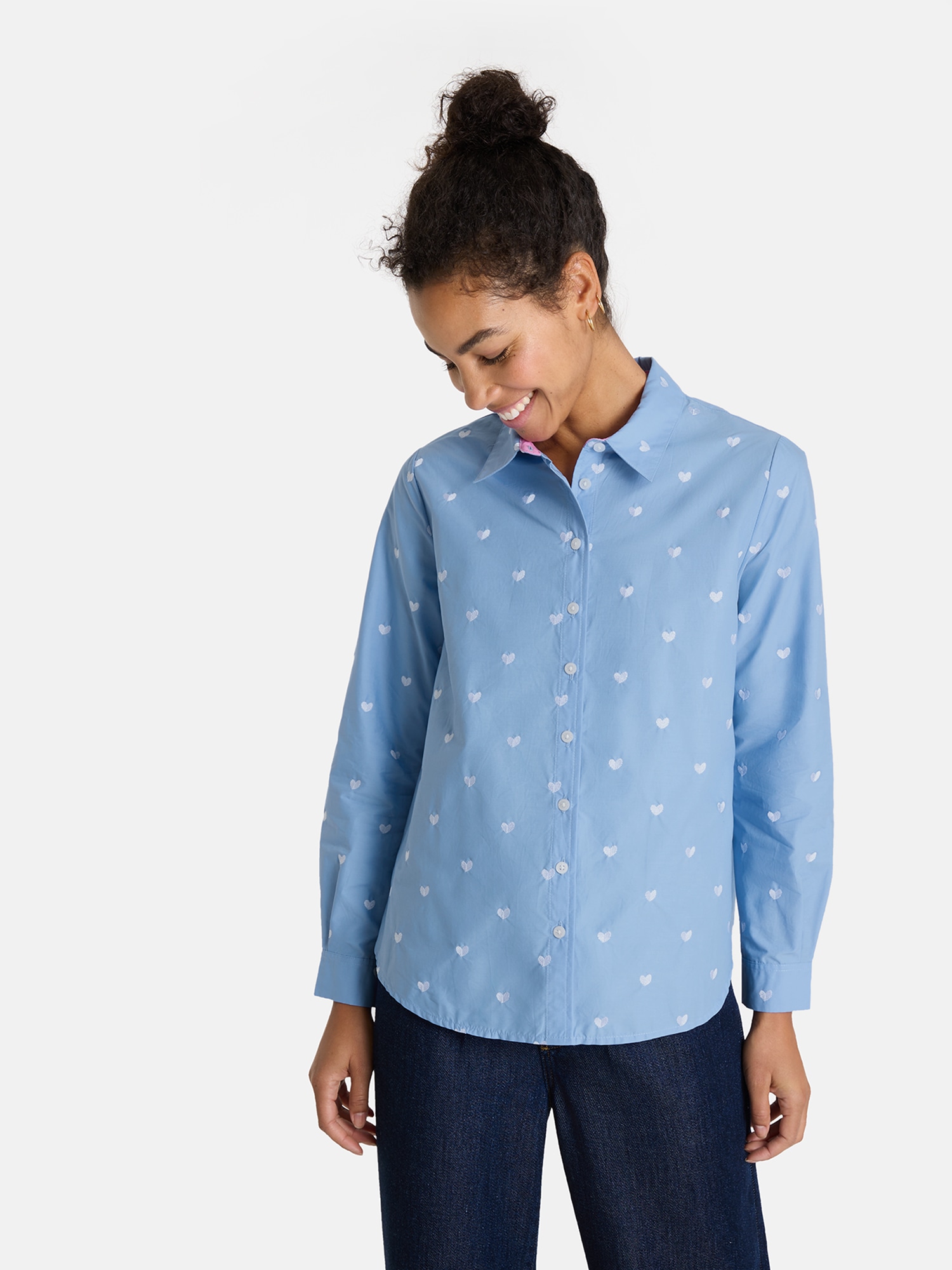 Lieblingsstück Hemdbluse »RadunaL« mit verspielter Stickerei