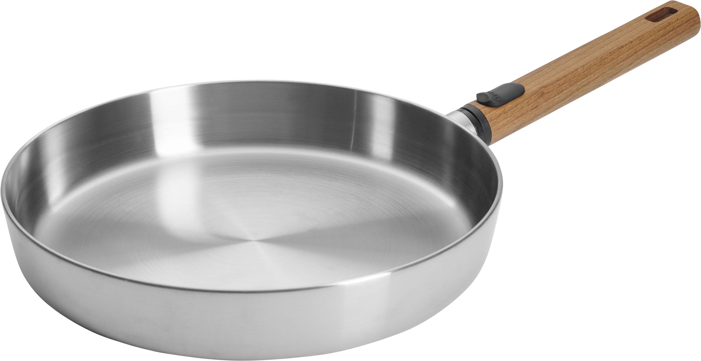 WOLL Bratpfanne »Logic Steel« Edelstahl 18/10 1 Stk. tlg. 5-Schicht-Aufbau günstig online kaufen