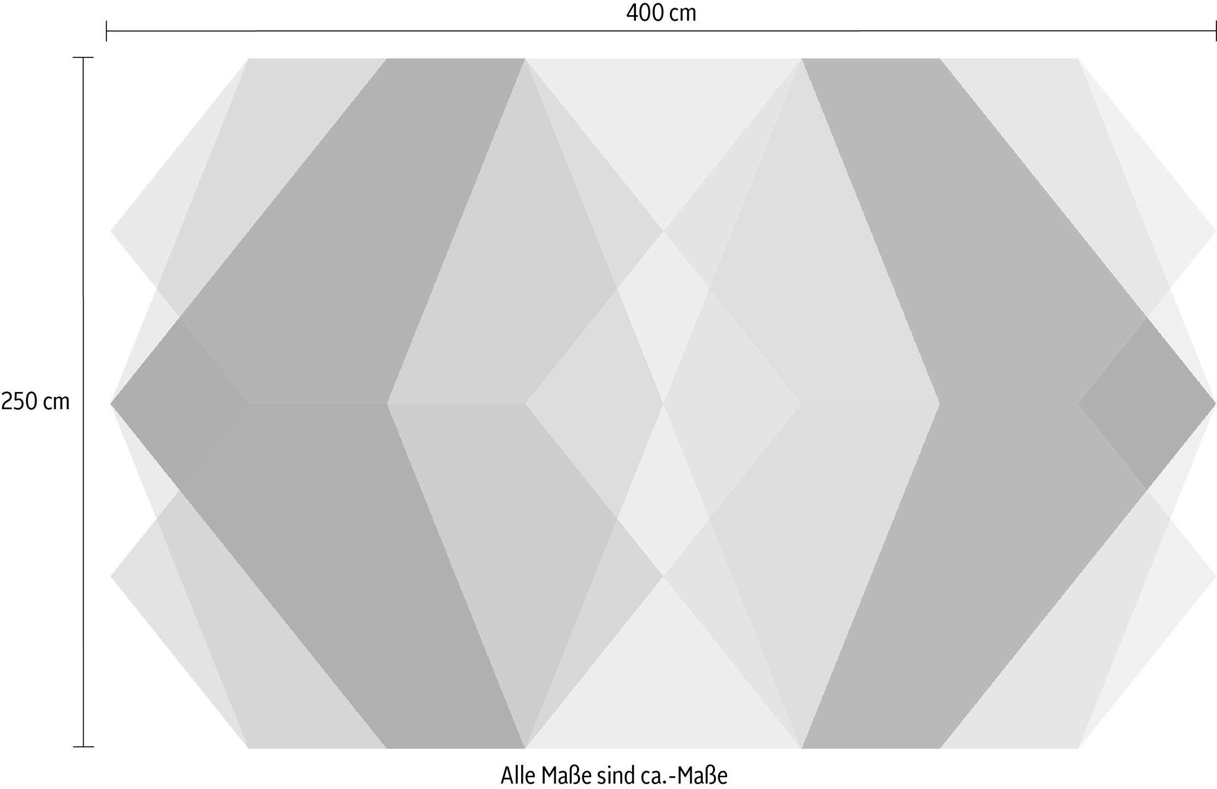 Komar Vliestapete »Digitaldruck Vlies - Gem Stone Kite - Größe 400 x 250 cm«, bedruckt, Wohnzimmer, Schlafzimmer