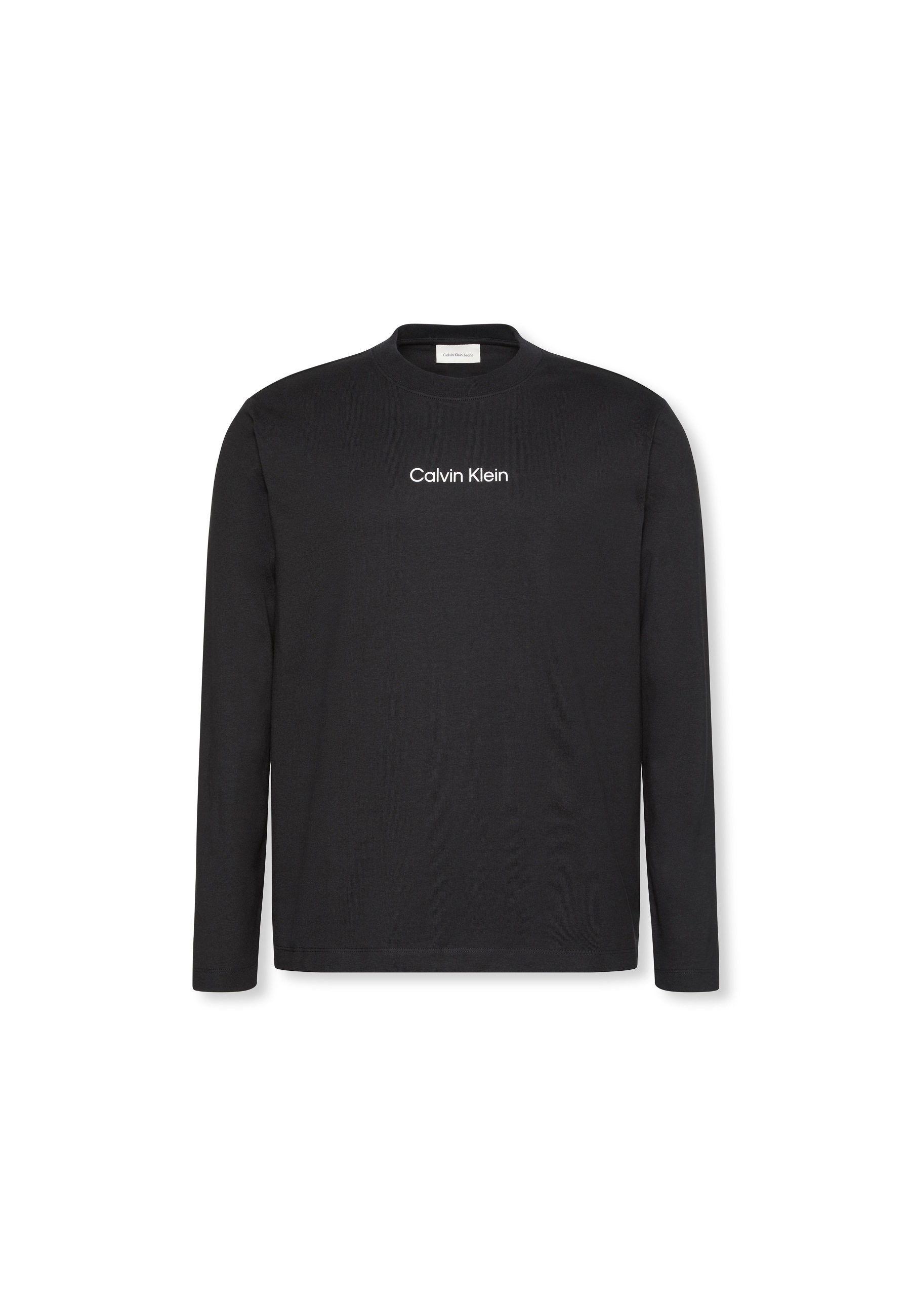 Calvin Klein Langarmshirt »LS RLXD STANDARD LOGO CREWNK TEE«, Rundhalsausschnitt, relaxed fit