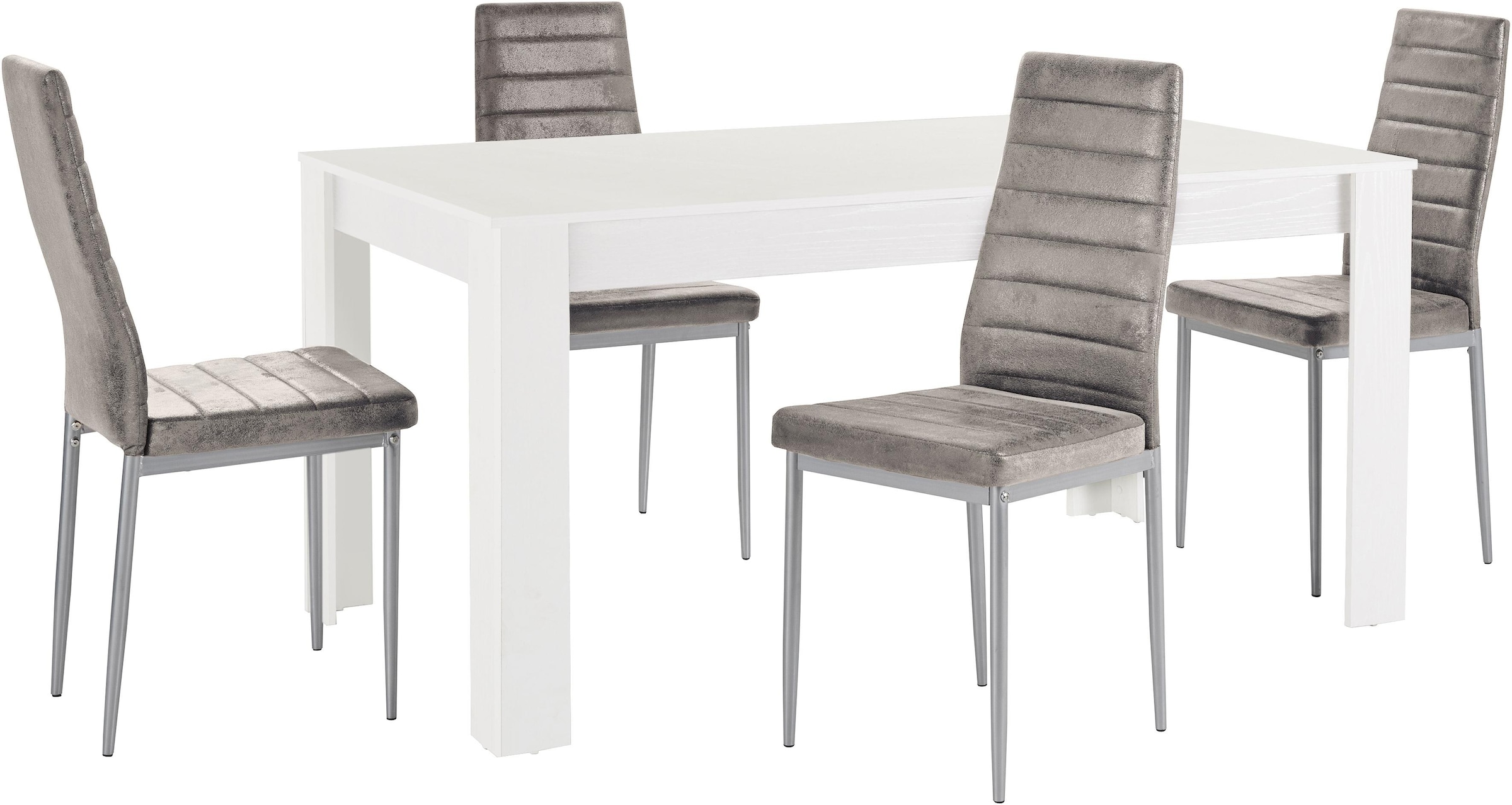 INOSIGN Essgruppe »Lynn160/Kate« Set, 5 Stk. tlg. Tisch mit 4 Stühlen günstig online kaufen