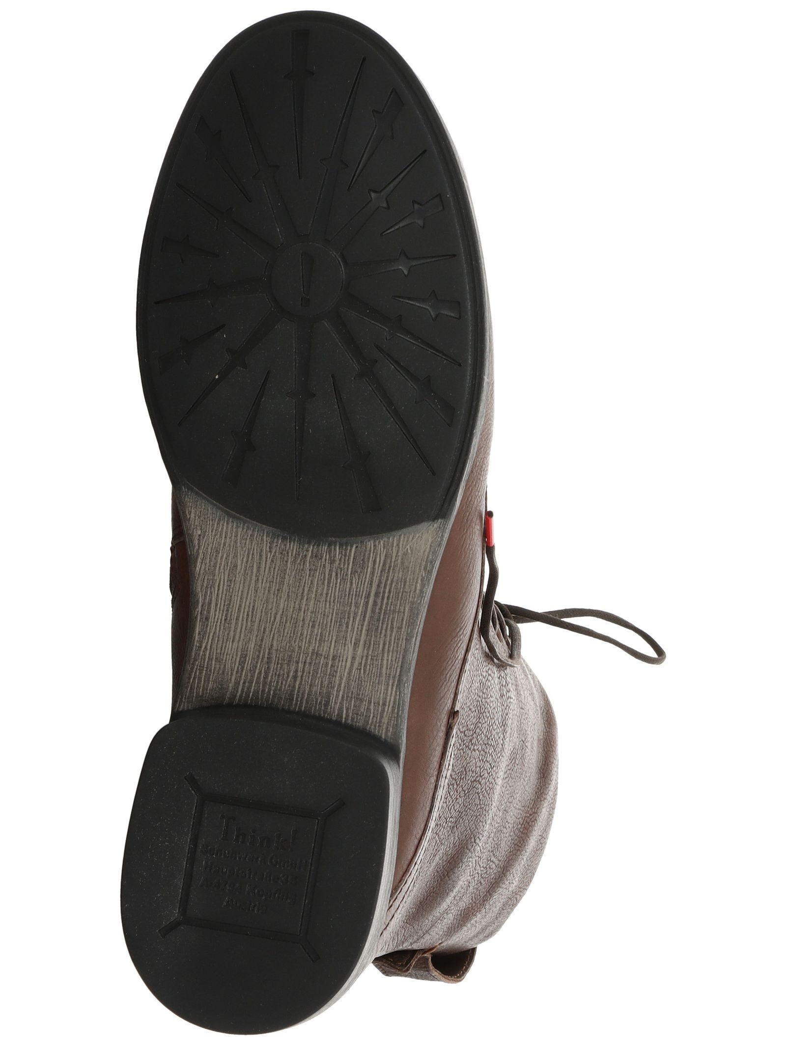 Think! Schnürstiefelette »Think! Stiefelette Nappaleder«