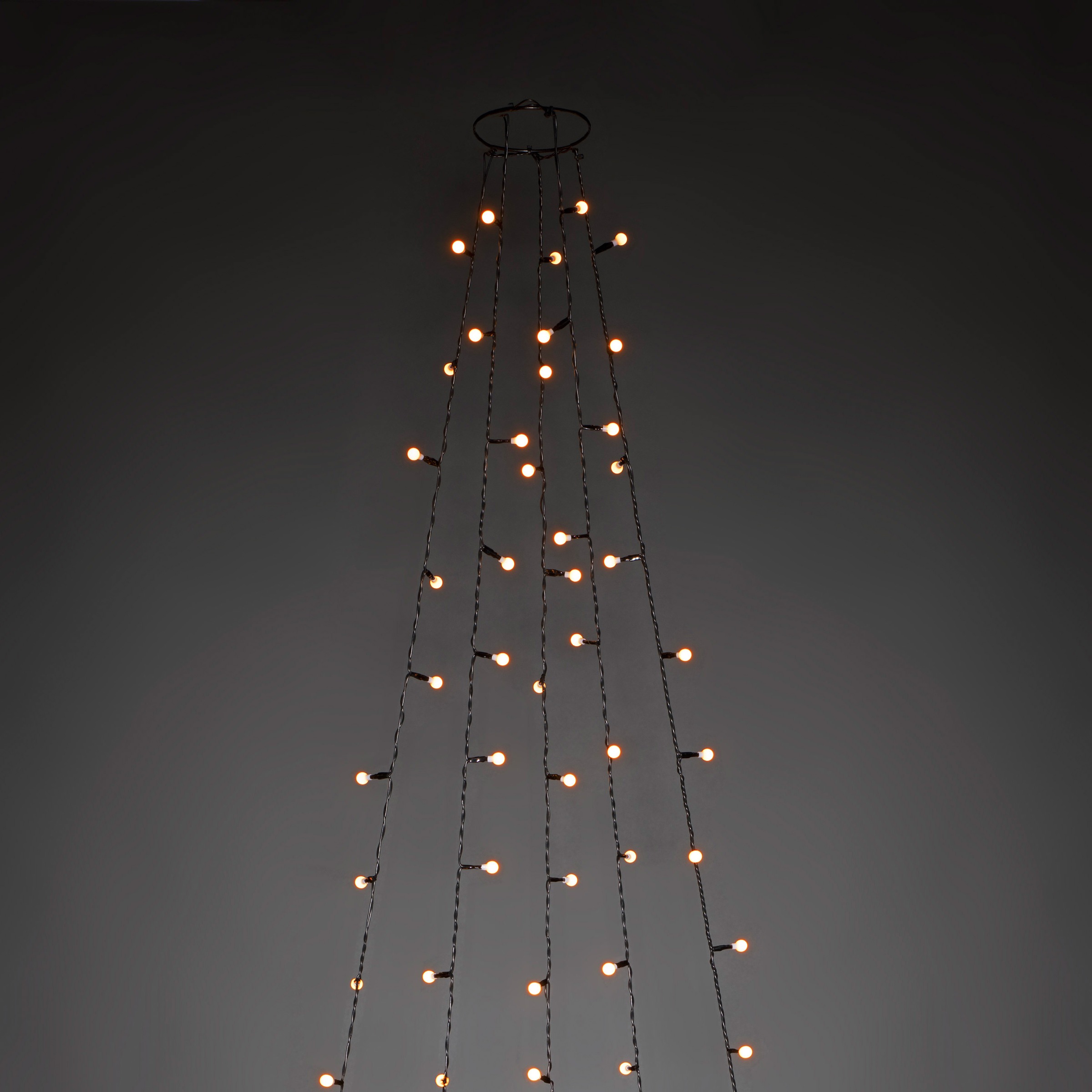 KONSTSMIDE LED-Baummantel, 150 St.-flammig, LED Lichterkette mit Ring Ø 11, günstig online kaufen