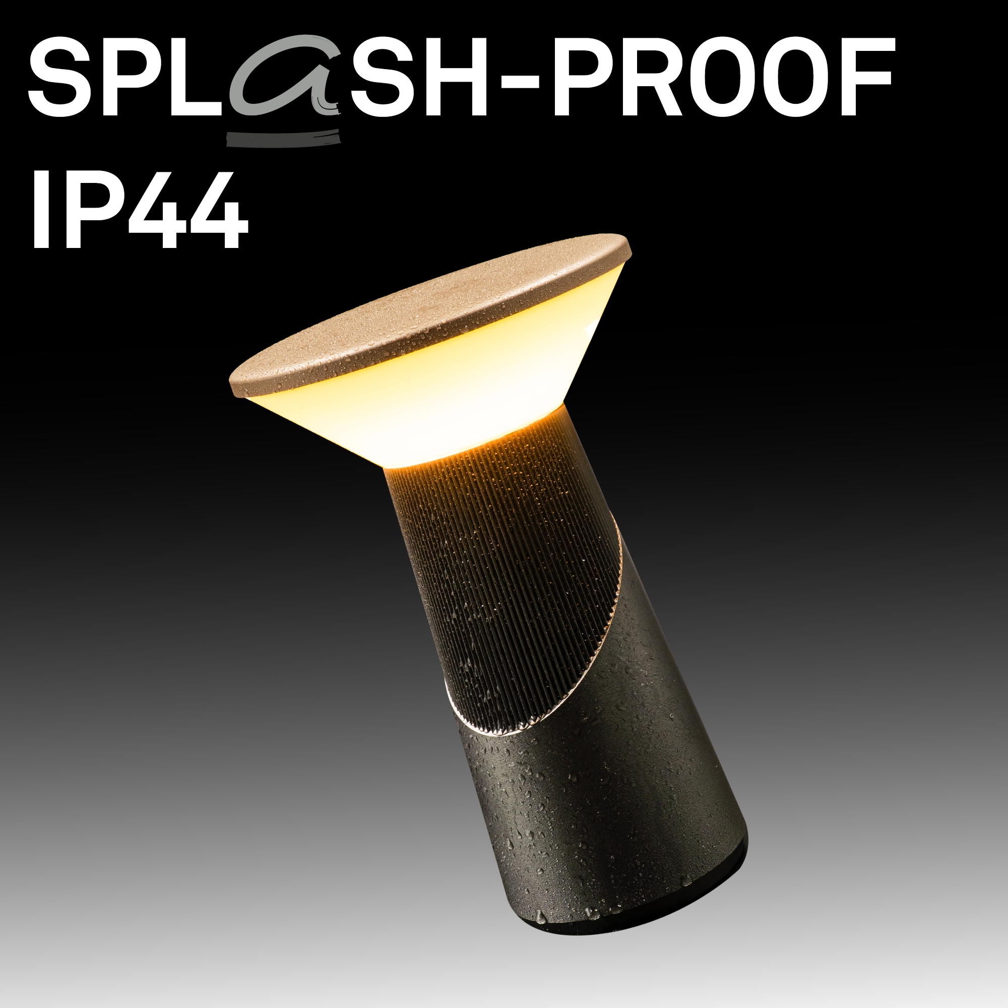 Briloner Leuchten LED Tischleuchte »PILIA« LED-Board 1 Stk. Warmweiß 15x24 cm, Akku tauschbar, Indoor/Outdoor, Wohnzimmer, Balkon