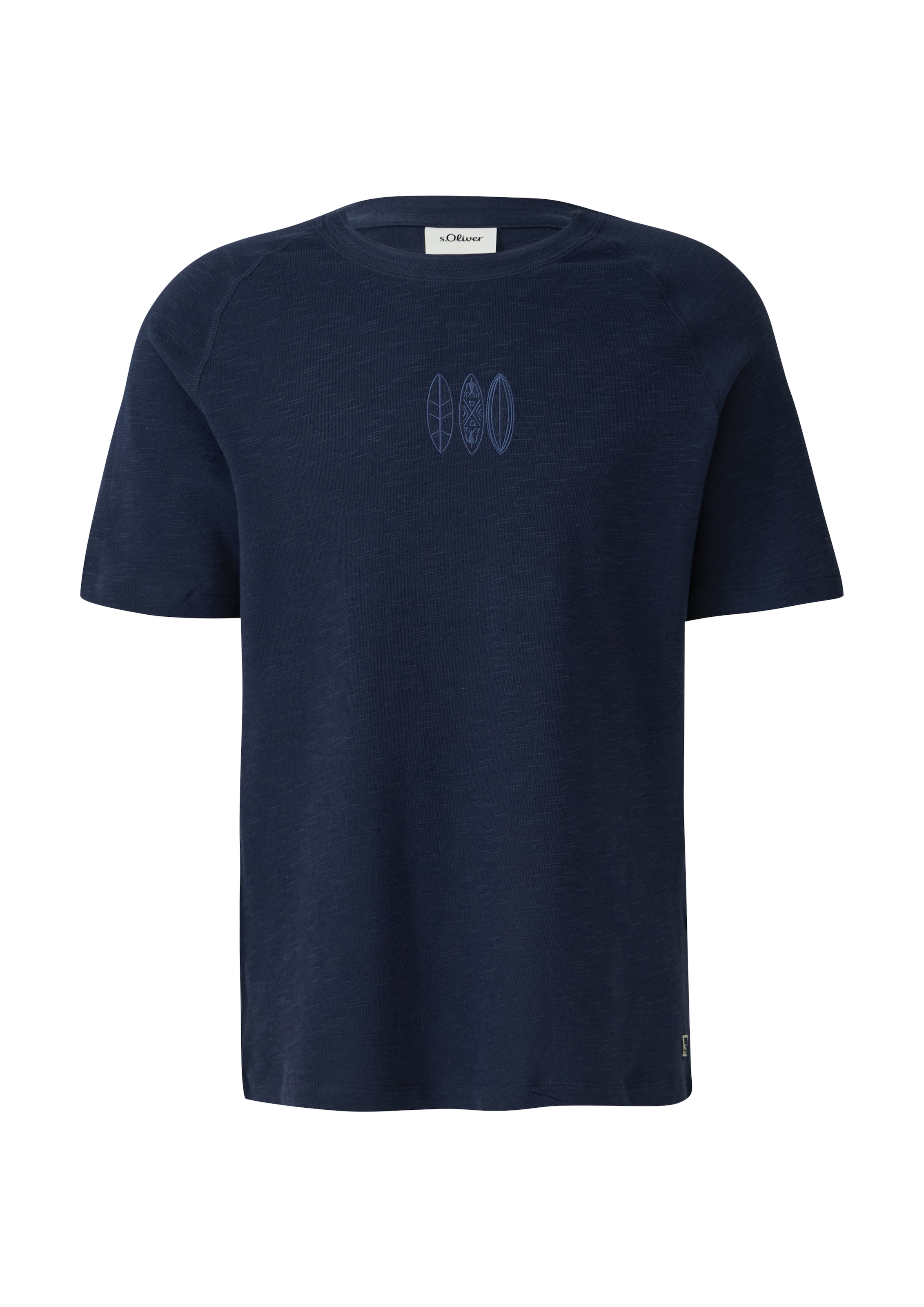 s.Oliver T-Shirt, mit Stickerei auf der Brust