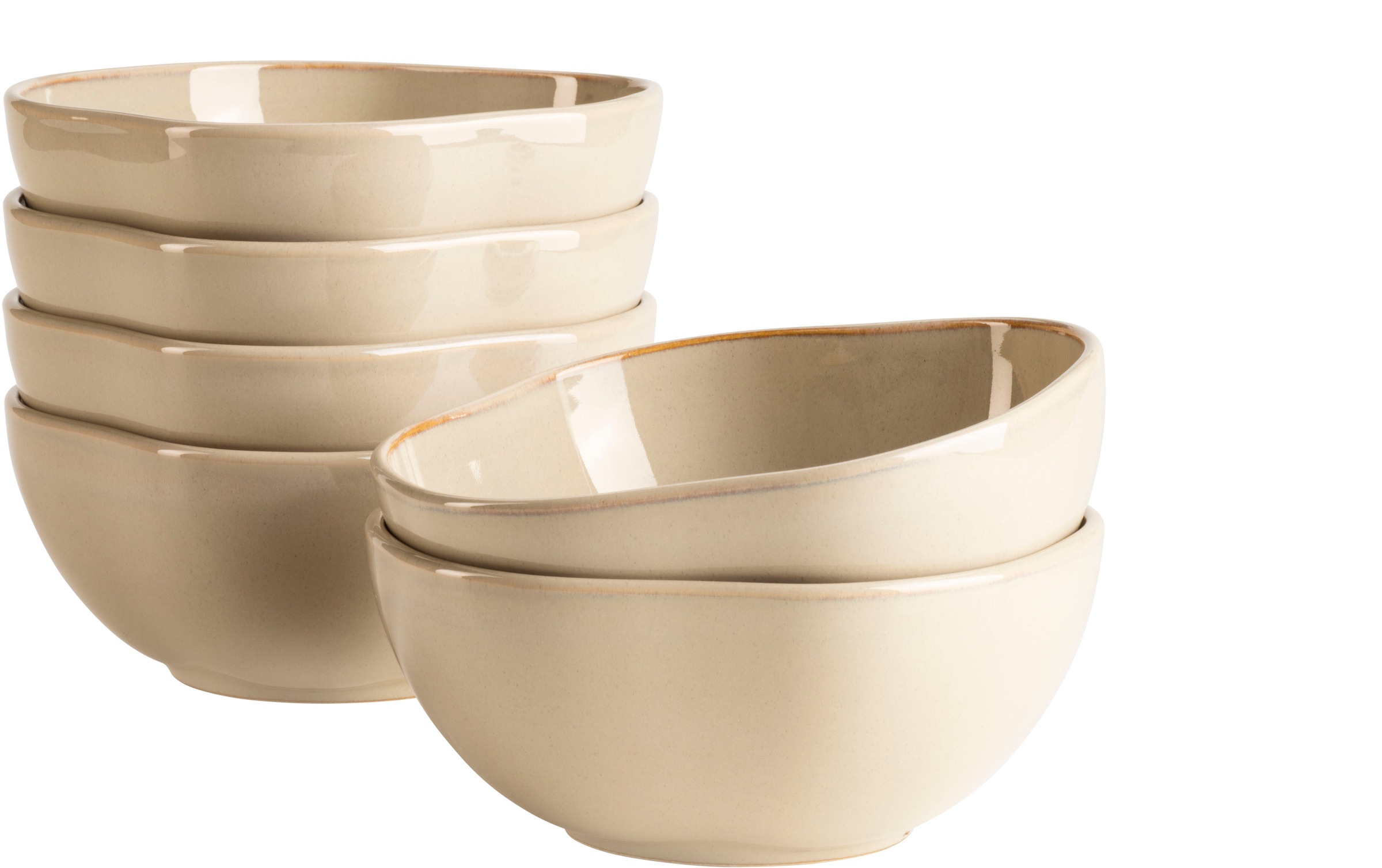 MÄSER Schüssel »Cordelia, Schüssel Set, aus Steinzeug, Ø 16 cm« 6 Stk. aus günstig online kaufen