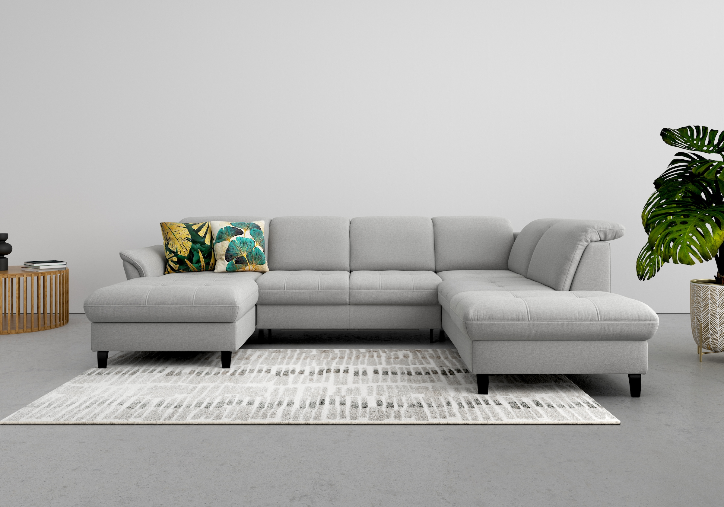 sit&more Wohnlandschaft »Maggiore U-Form« wahlweise mit Kopfteilverstellung günstig online kaufen