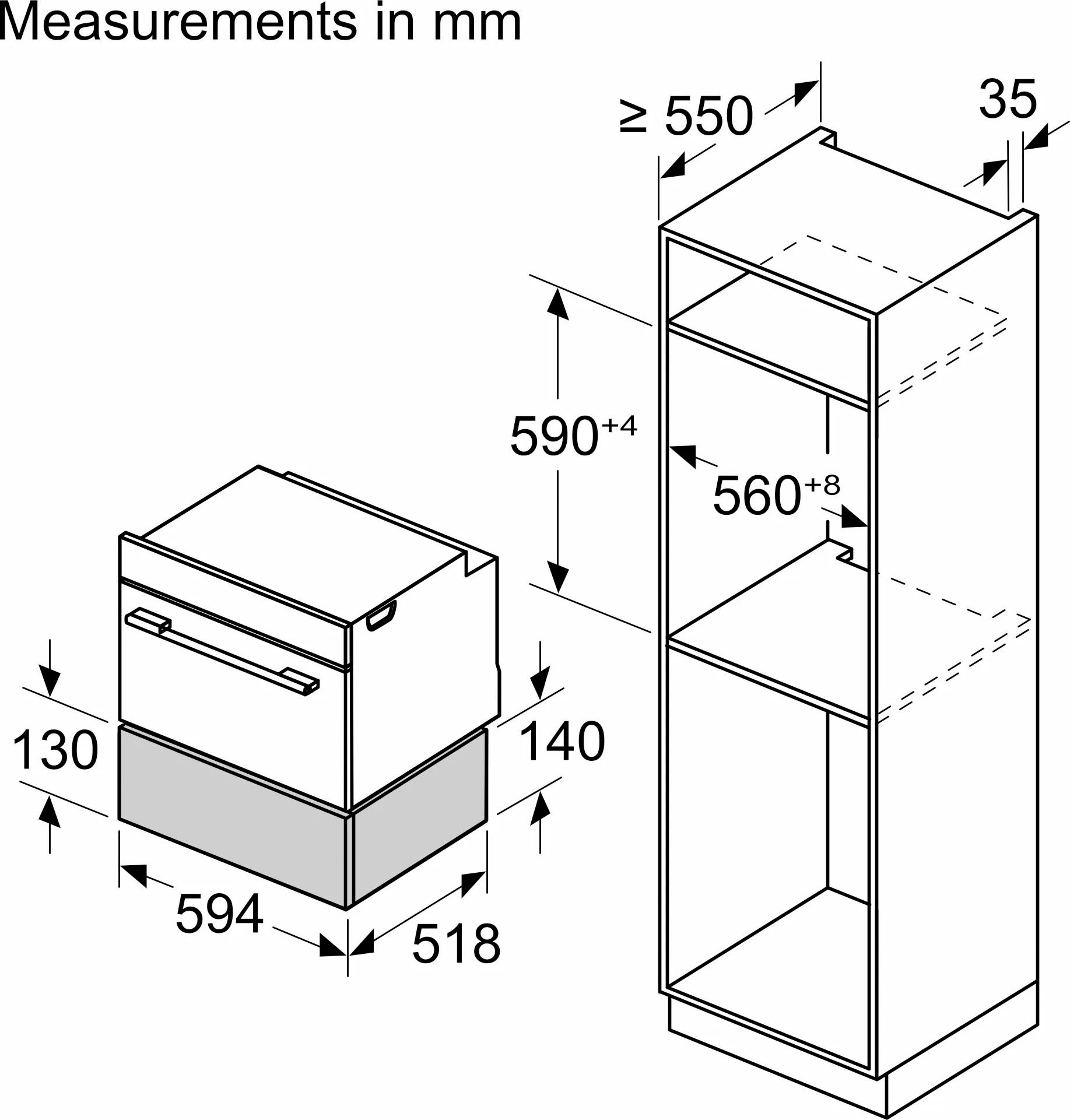 SIEMENS Zubehörschublade »BI710E1B1«