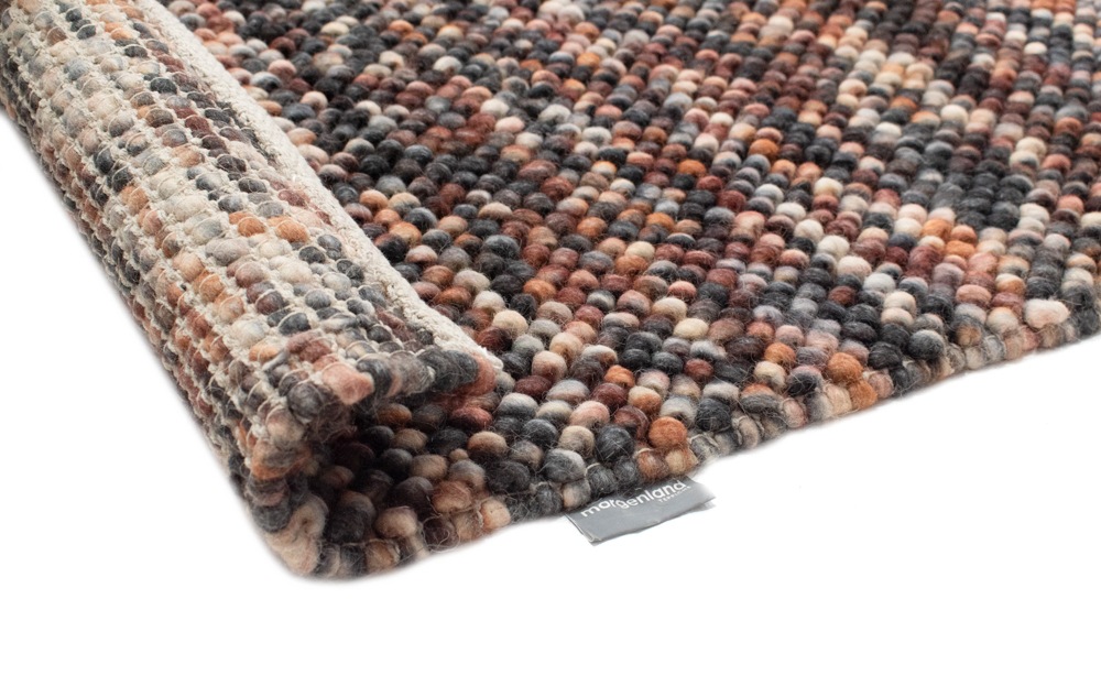 morgenland Wollteppich »Mosaik - Wollteppich«, rechteckig, 2 mm Höhe, Sehr weicher Flor
