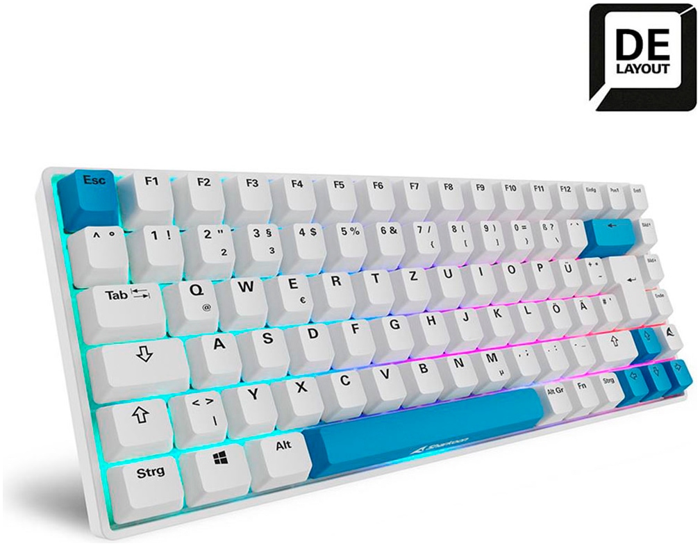 Sharkoon Gaming-Tastatur »SKILLER SGK50 S3 PBT«, (USB-Anschluss-Profil-Speicher)