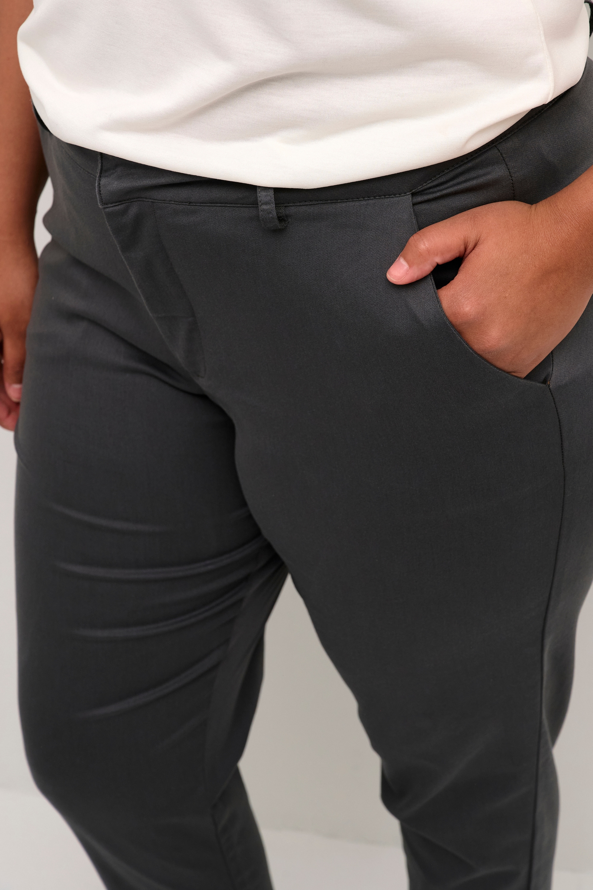 KAFFE Curve Stoffhose »Damen Casual Hose KCleana«