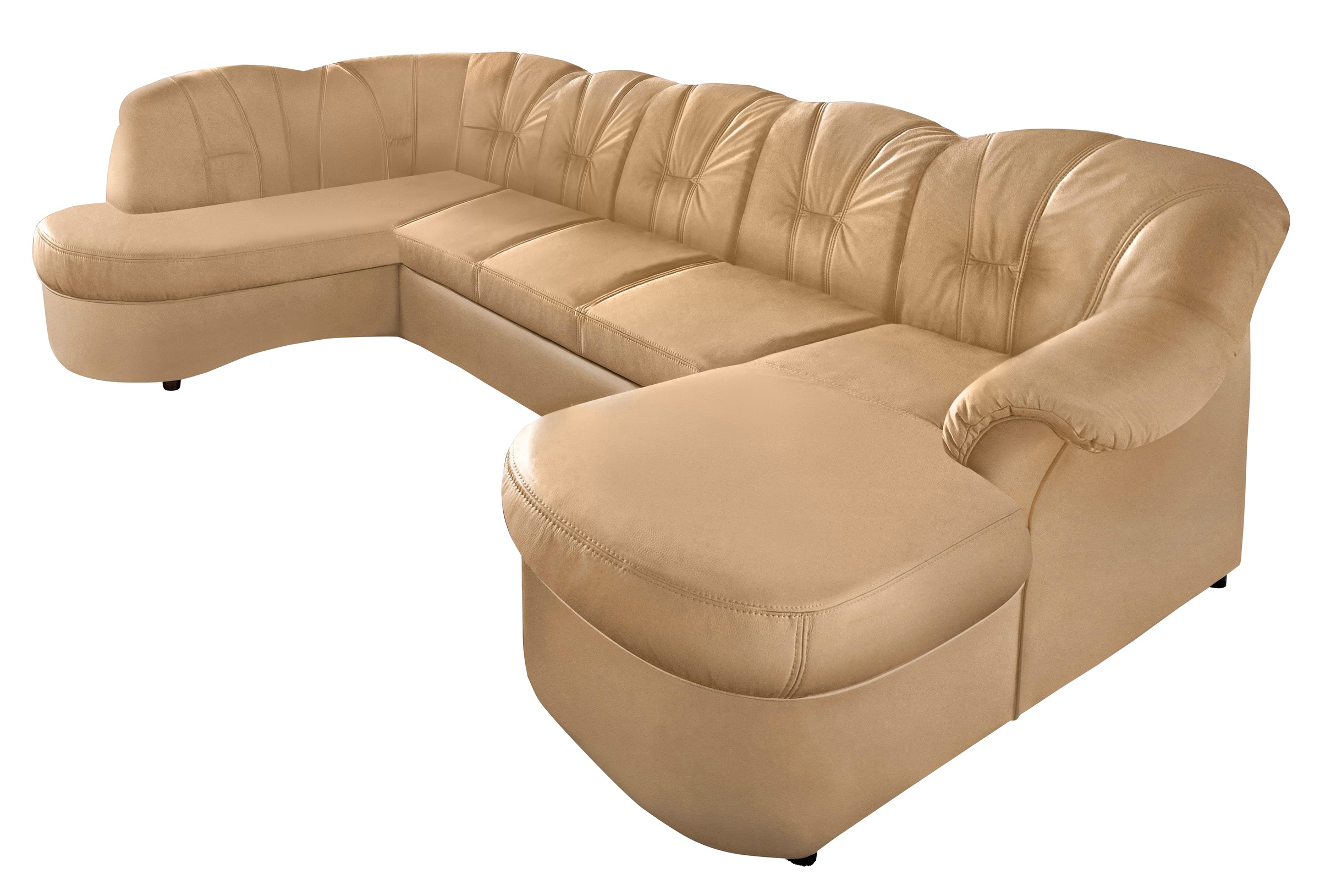 DOMO collection Wohnlandschaft »Flores auch in Leder-Bezug, B/T/H: 293/180/ günstig online kaufen