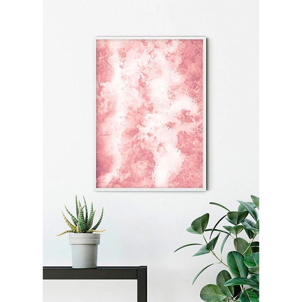 Komar Poster »Pink Bubbles«, Abstrakt, (1 St.)