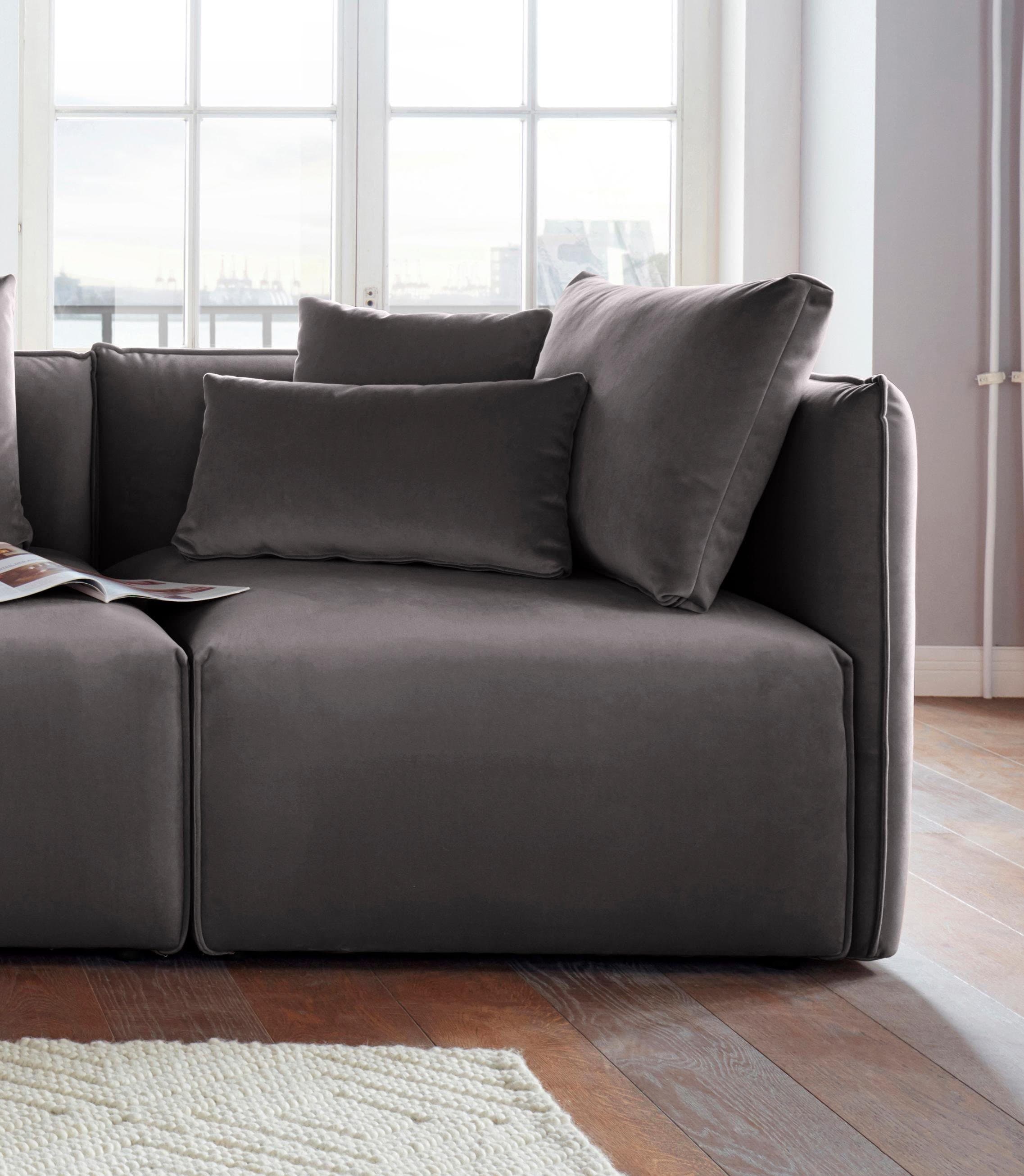 andas Sofa-Eckelement »Nöre«, (1 St.), Modul - zum Zusammenstellen; in vielen Bezugsqualitäten und Farben