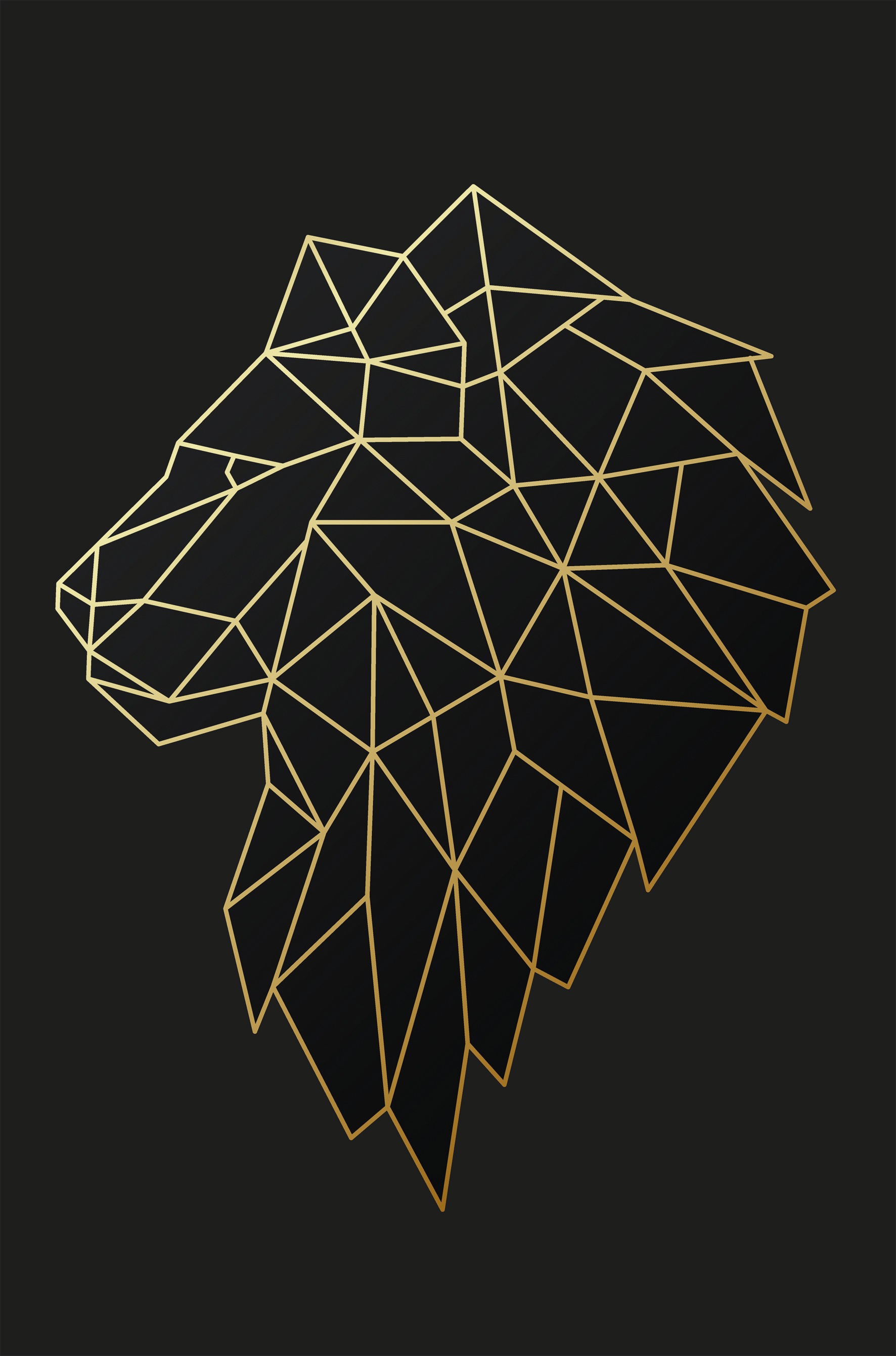 Bönninghoff Leinwandbild »Löwe«, Löwe, (1 St.), BxH: 60x90 cm günstig online kaufen