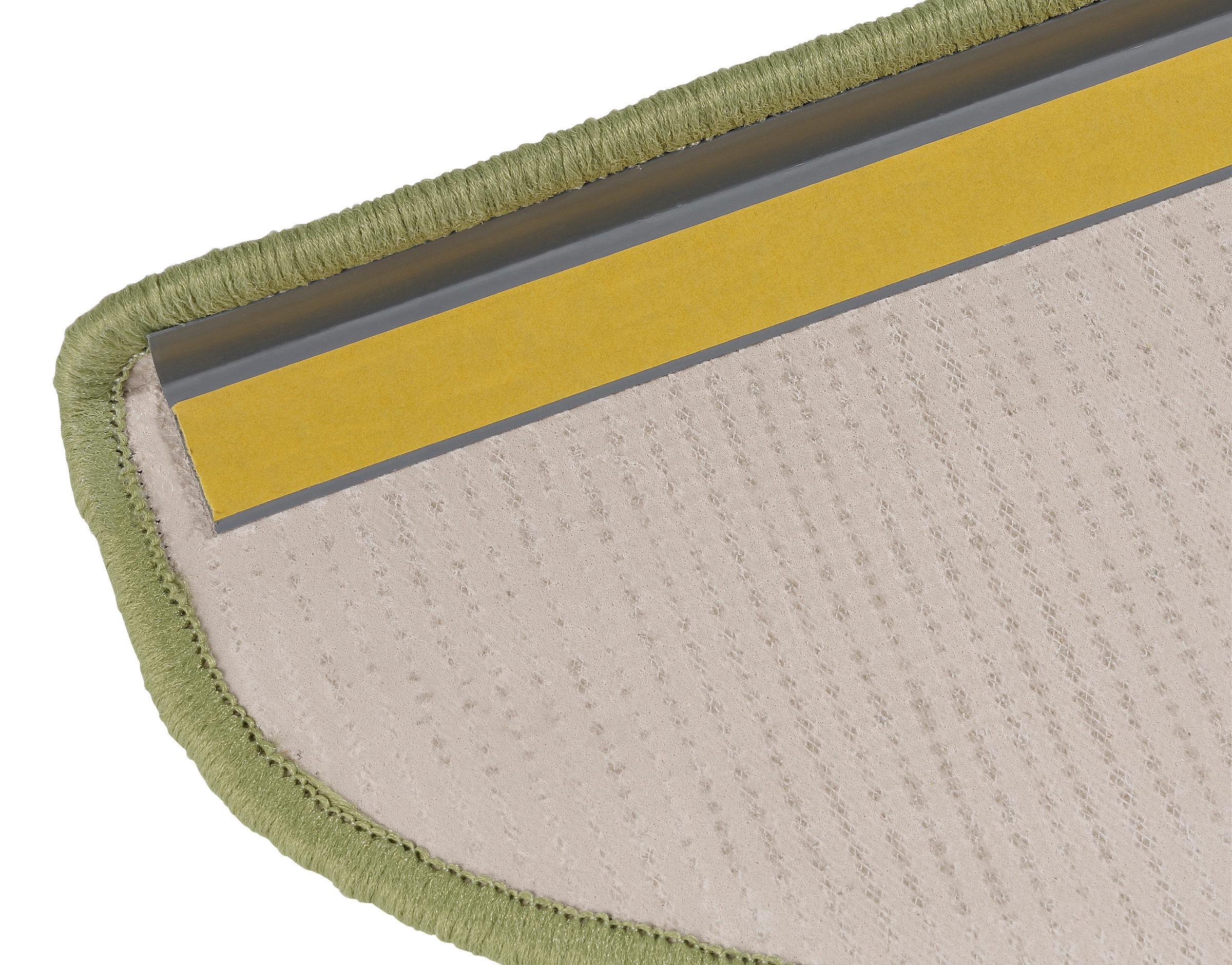 Dekowe Stufenmatte »Mara S2«, halbrund, 5 mm Höhe, 100% Sisal, große Farbauswahl, selbstklebend, auch als Set 15 Stück